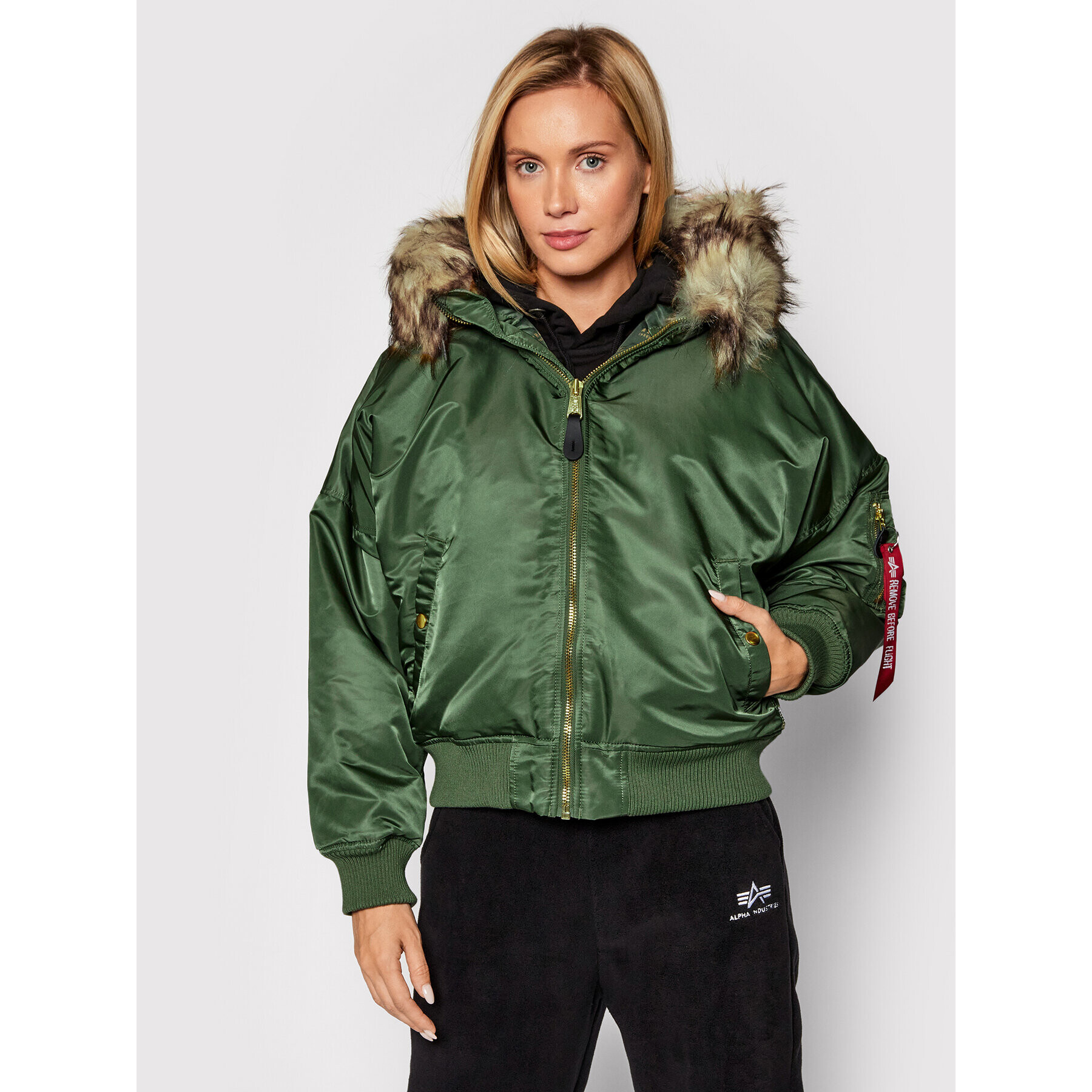 Alpha Industries Télikabát 118005 Zöld Oversize - Pepit.hu