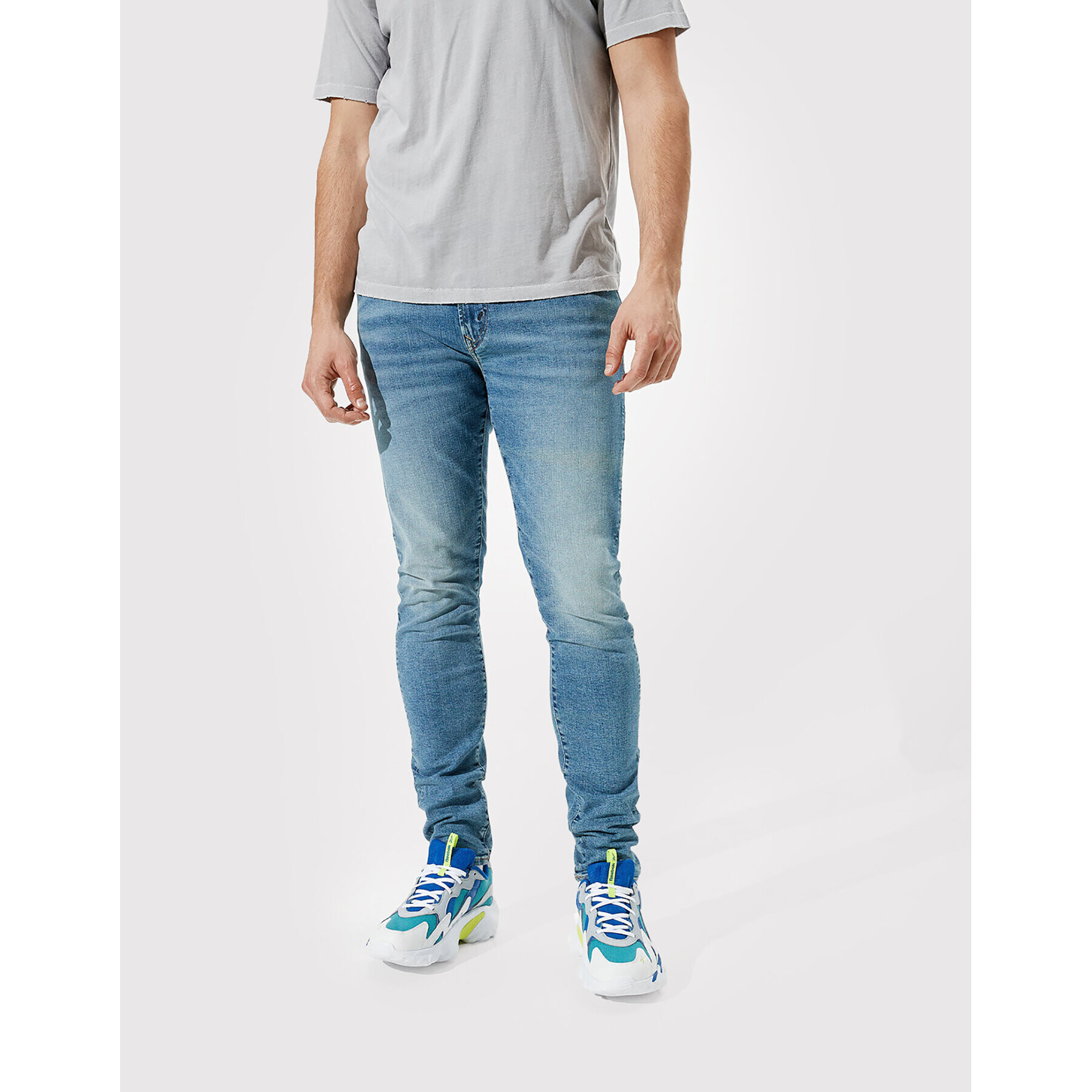 American Eagle Farmer 011-0114-5451 Kék Skinny Fit - Pepit.hu