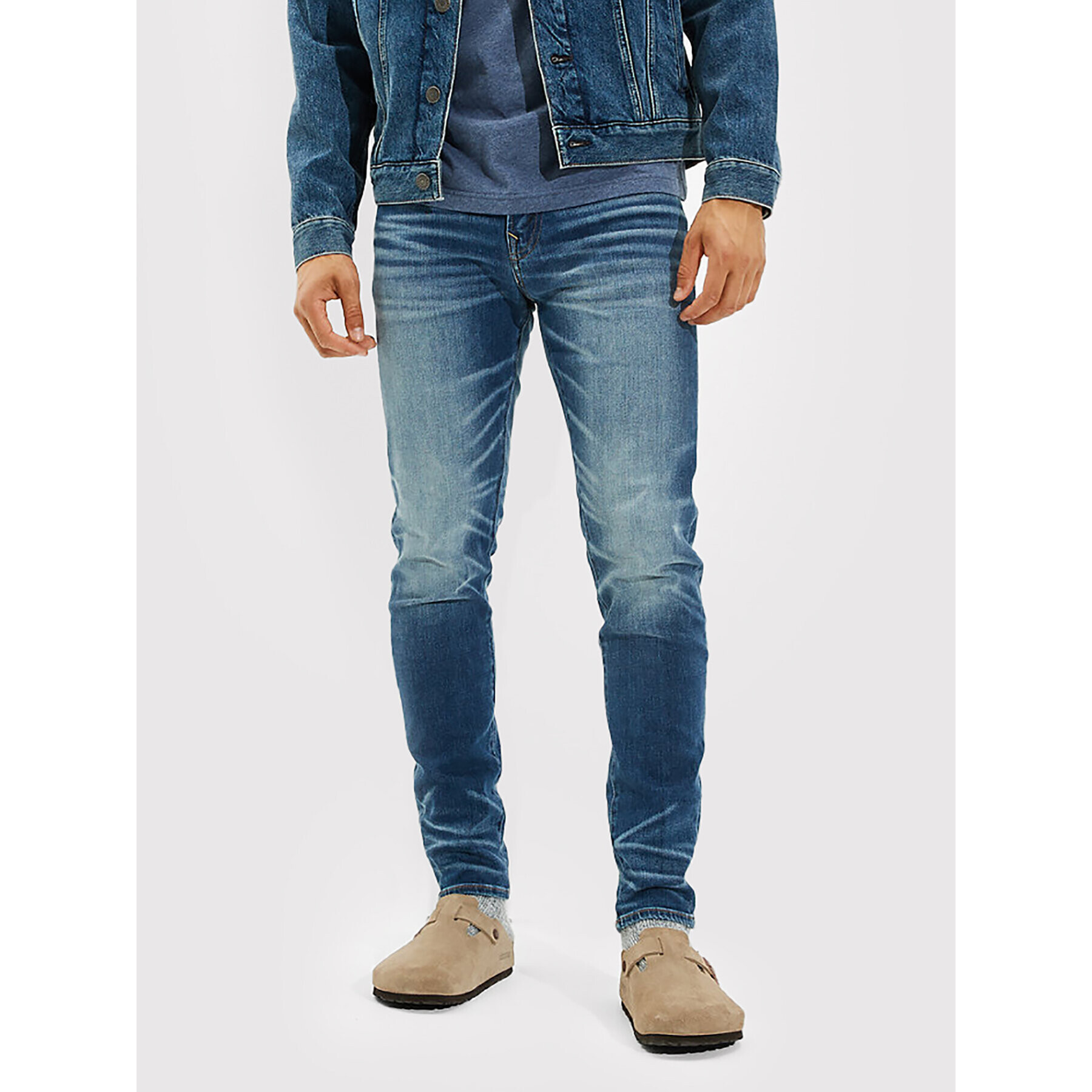 American Eagle Farmer 011-0114-6014 Sötétkék Bootcut Fit - Pepit.hu