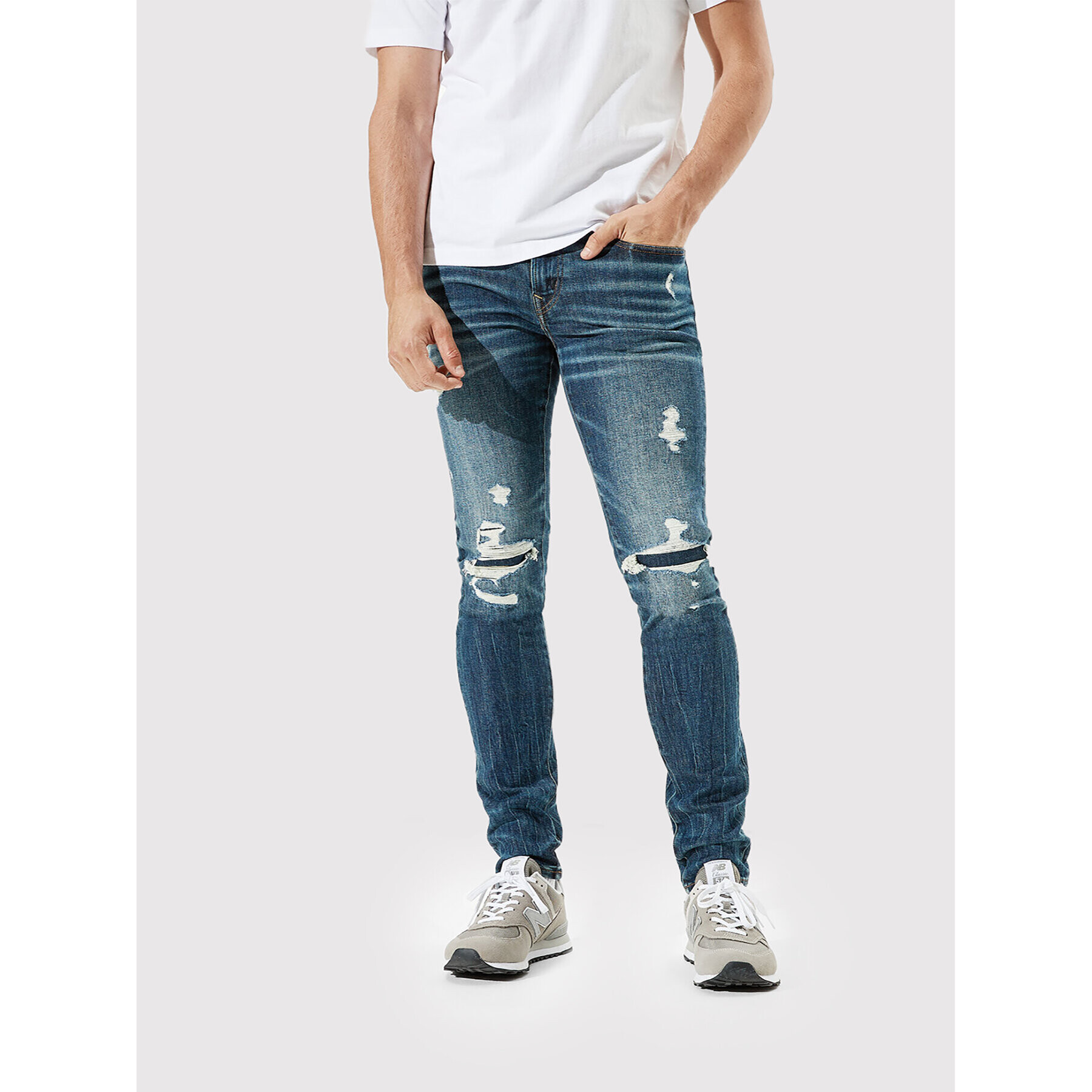 American Eagle Farmer 011-0119-5634 Sötétkék Skinny Fit - Pepit.hu