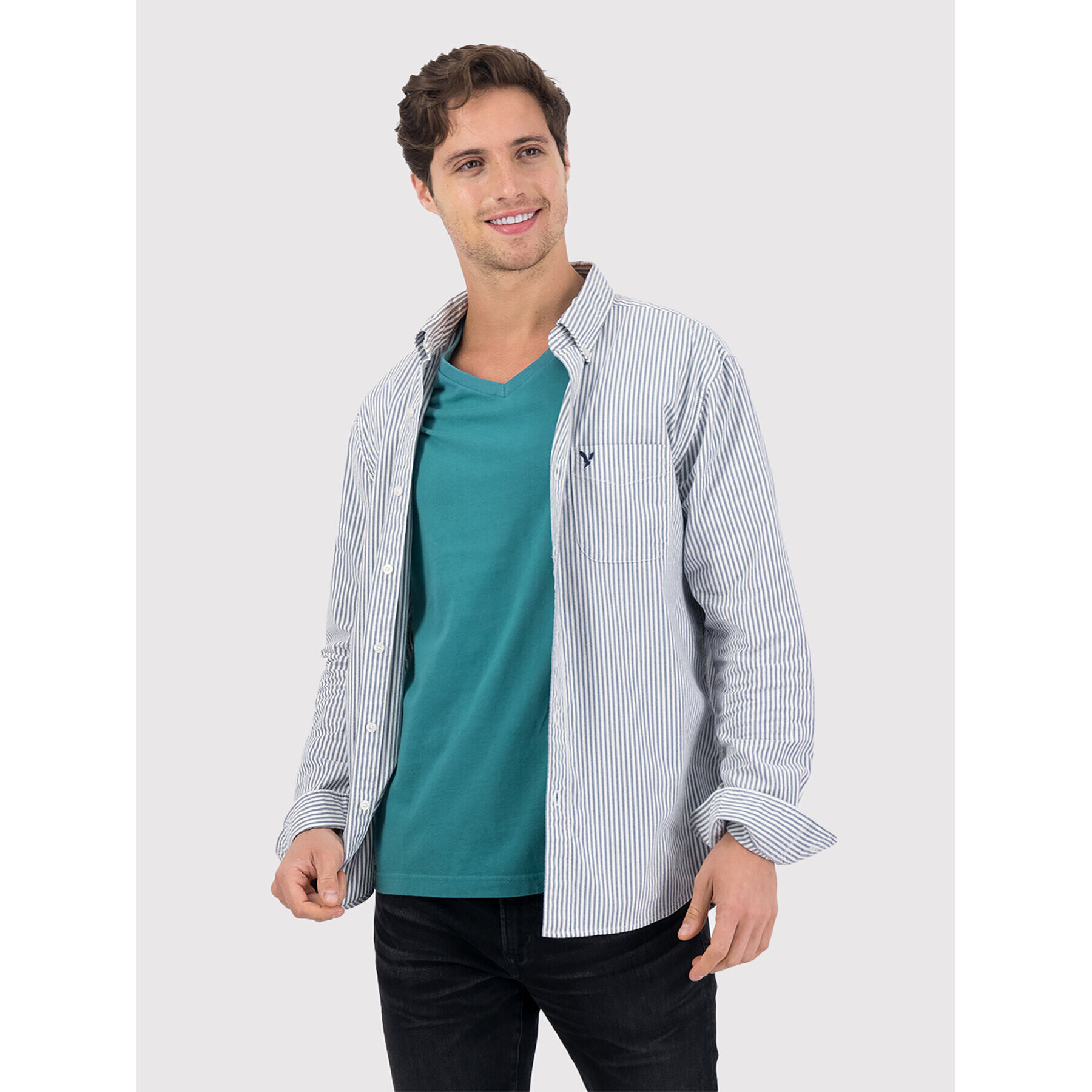 American Eagle Ing 015-0153-2104 Sötétkék Classic Fit - Pepit.hu