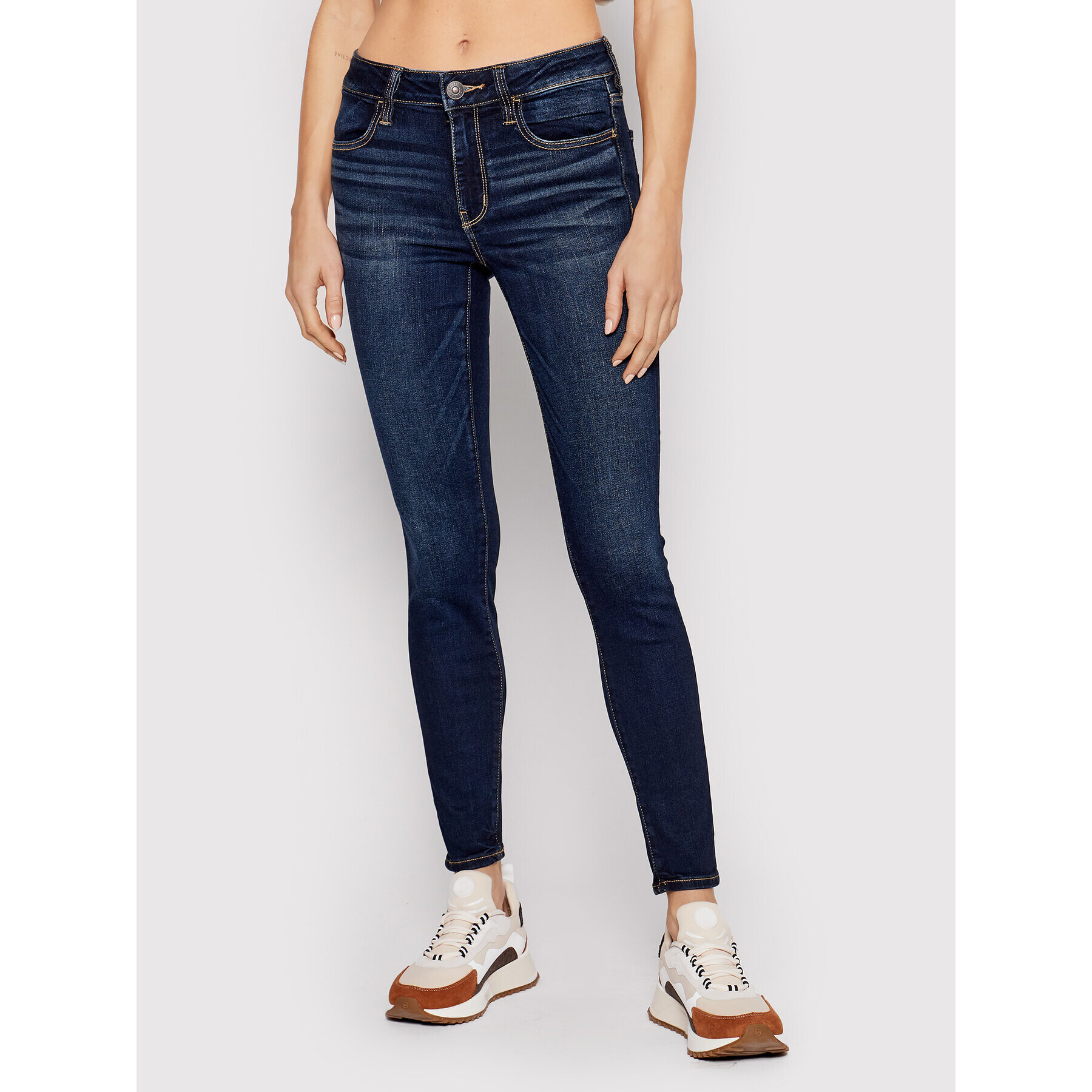 American Eagle Jegging 043-0431-2262 Sötétkék Regular Fit - Pepit.hu