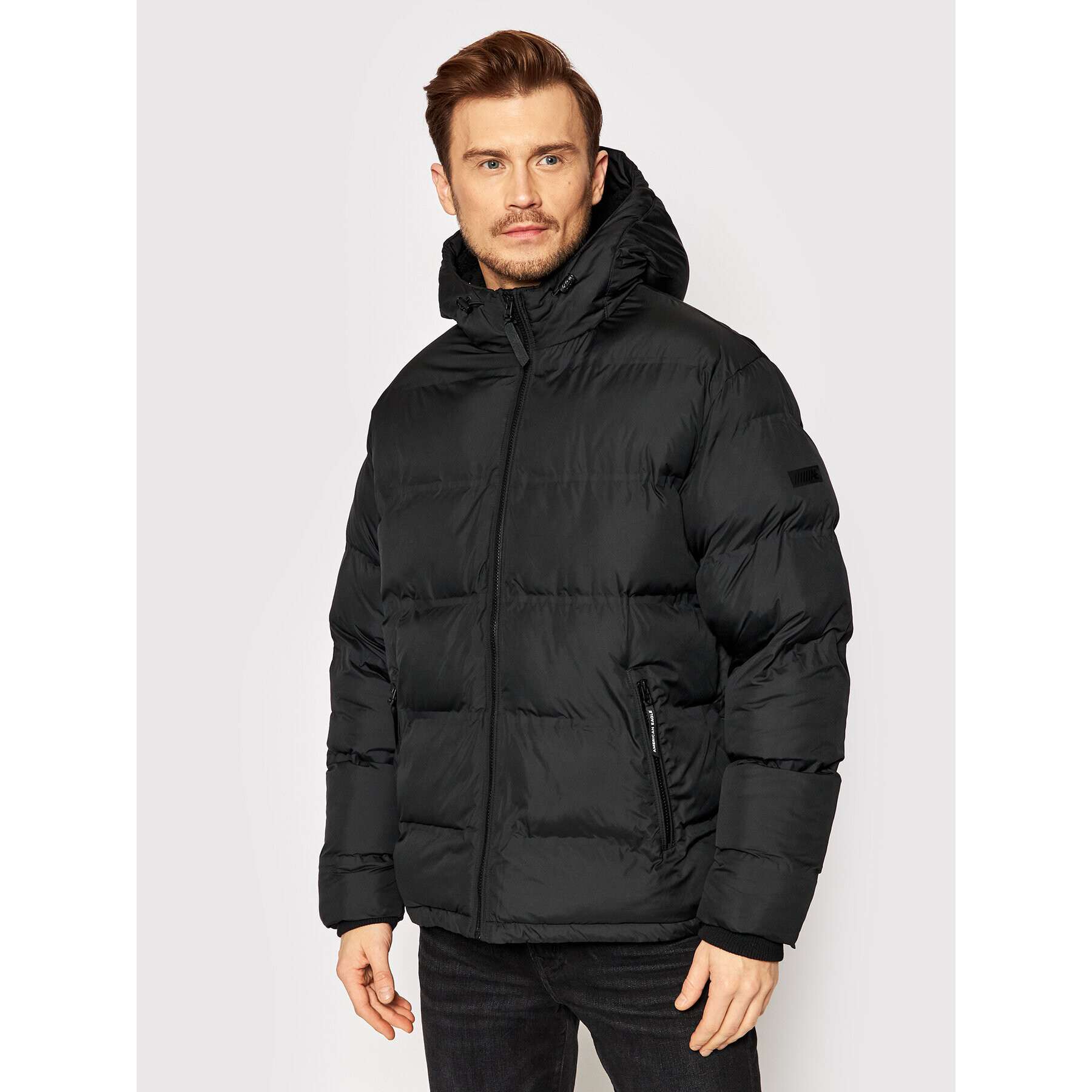 American Eagle Pehelykabát 010-0108-1317 Fekete Standard Fit - Pepit.hu