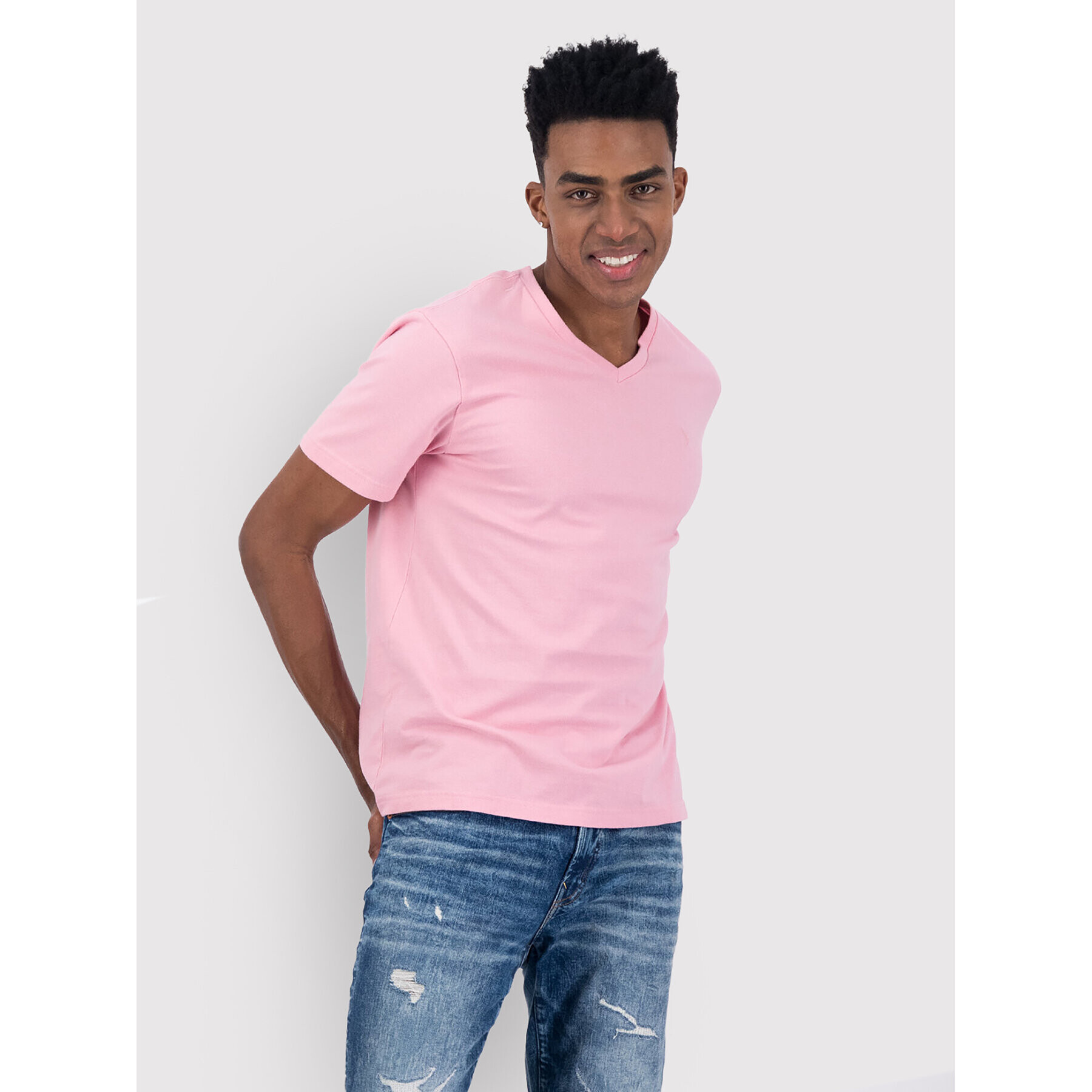 American Eagle Póló 017-1177-1541 Rózsaszín Standard Fit - Pepit.hu