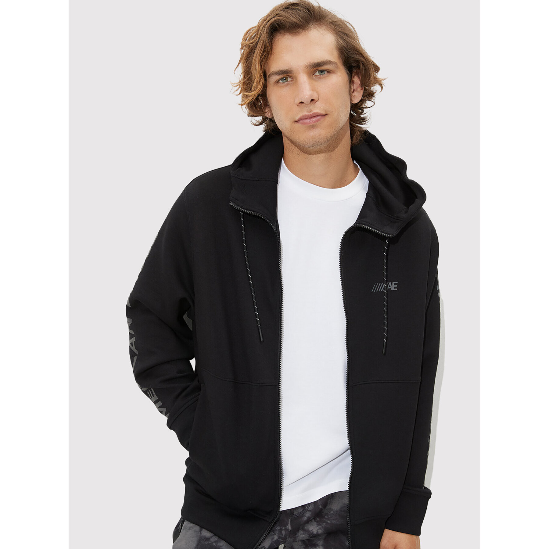 American Eagle Pulóver 019-0196-1493 Fekete Regular Fit - Pepit.hu