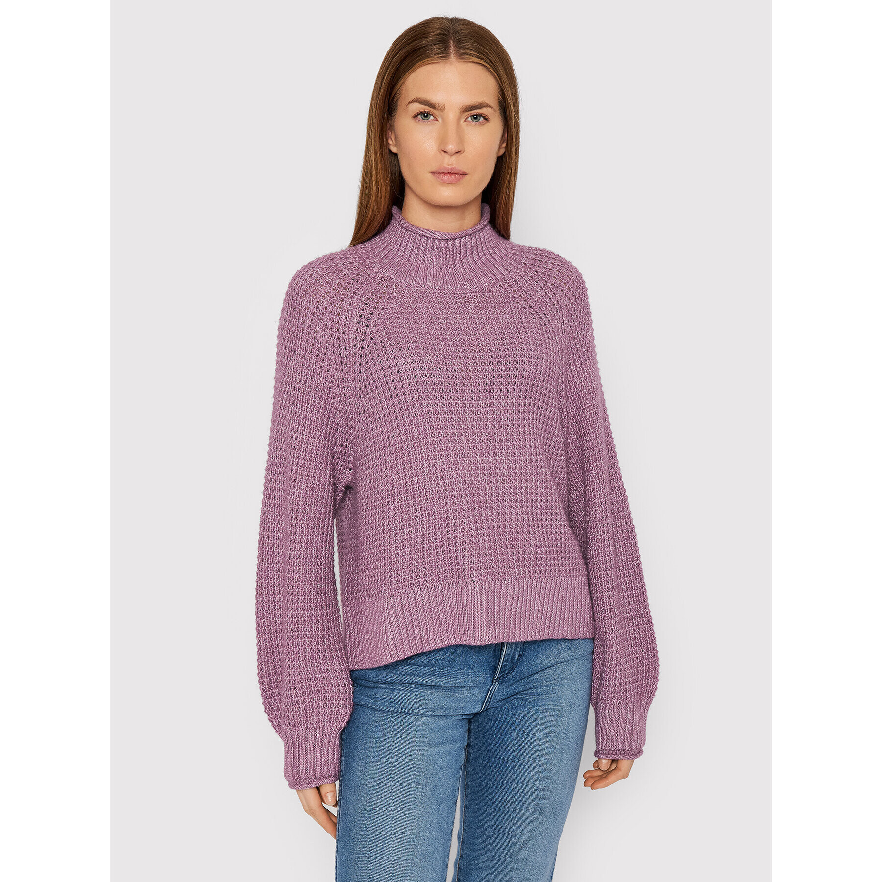 American Eagle Sweater 034-0341-9440 Lila Relaxed Fit - Pepit.hu