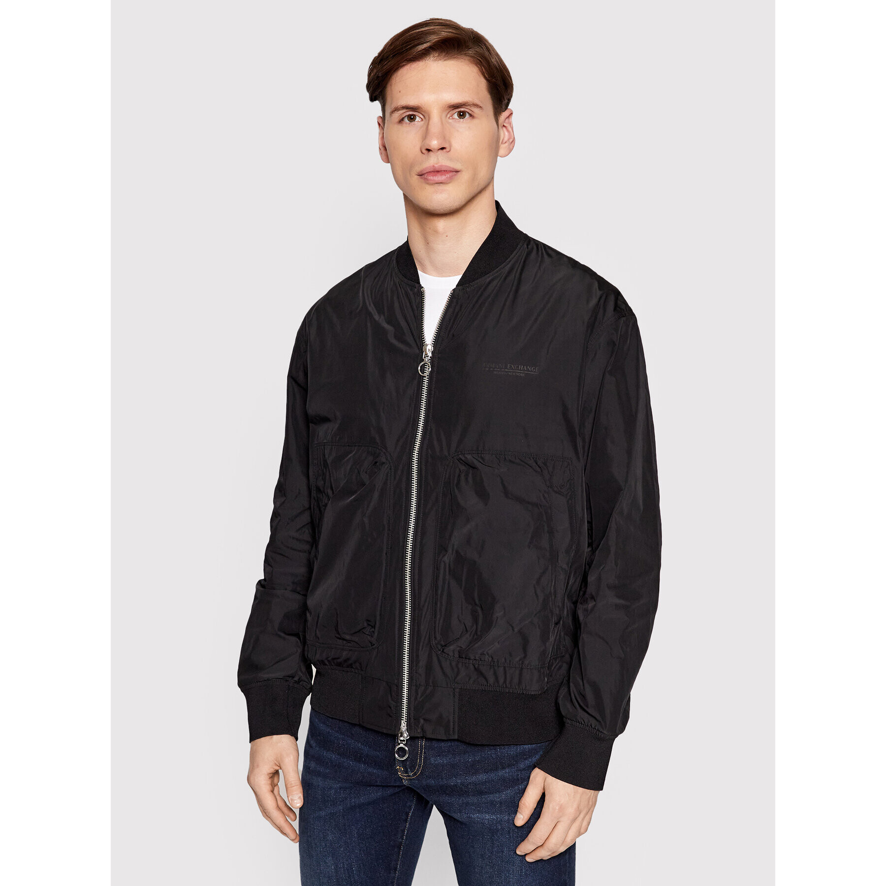 Armani Exchange Bomber dzseki 3LZBL2 ZNSPZ 1200 Fekete Regular Fit - Pepit.hu