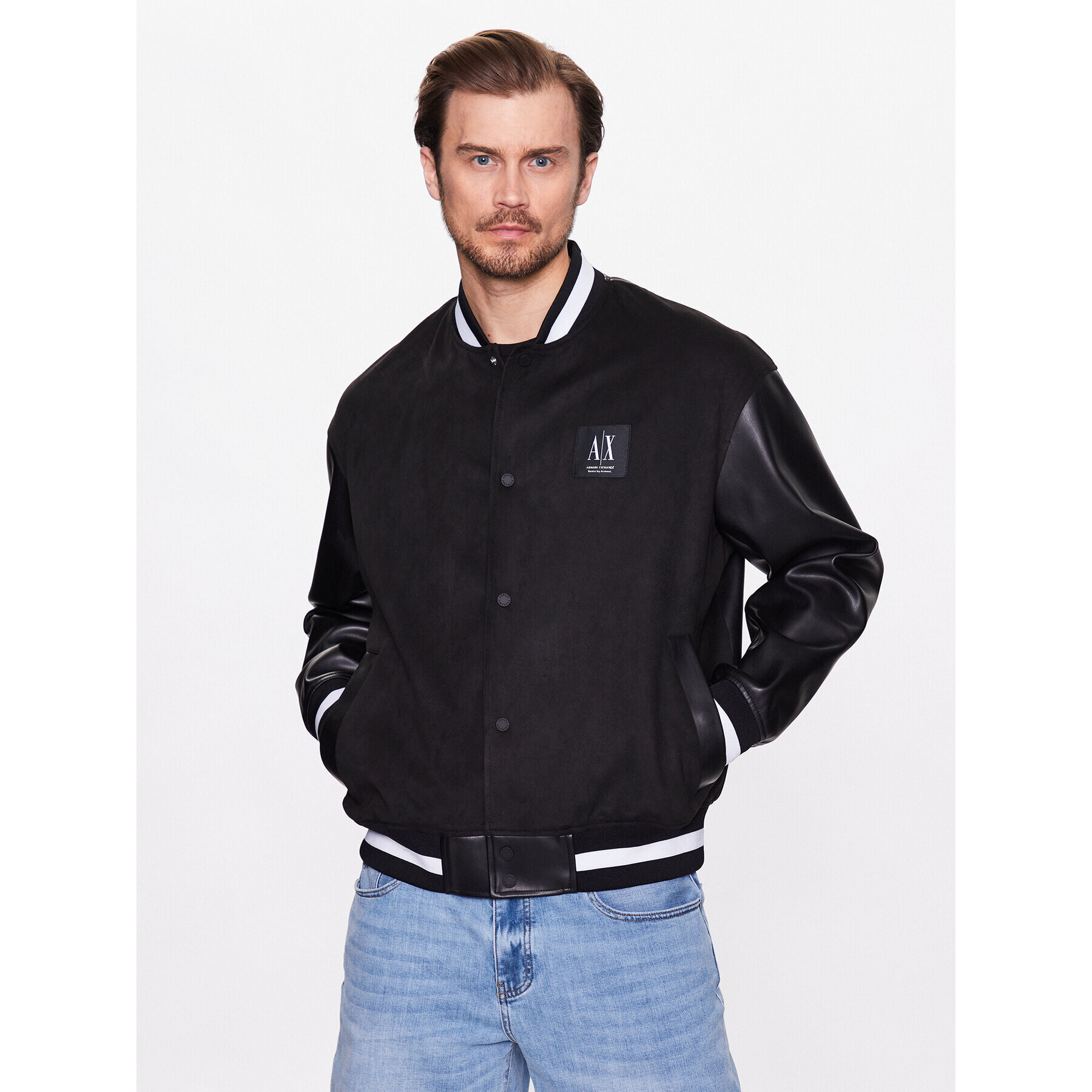 Armani Exchange Bomber dzseki 3RZB11 ZE1CZ 1200 Fekete Regular Fit - Pepit.hu