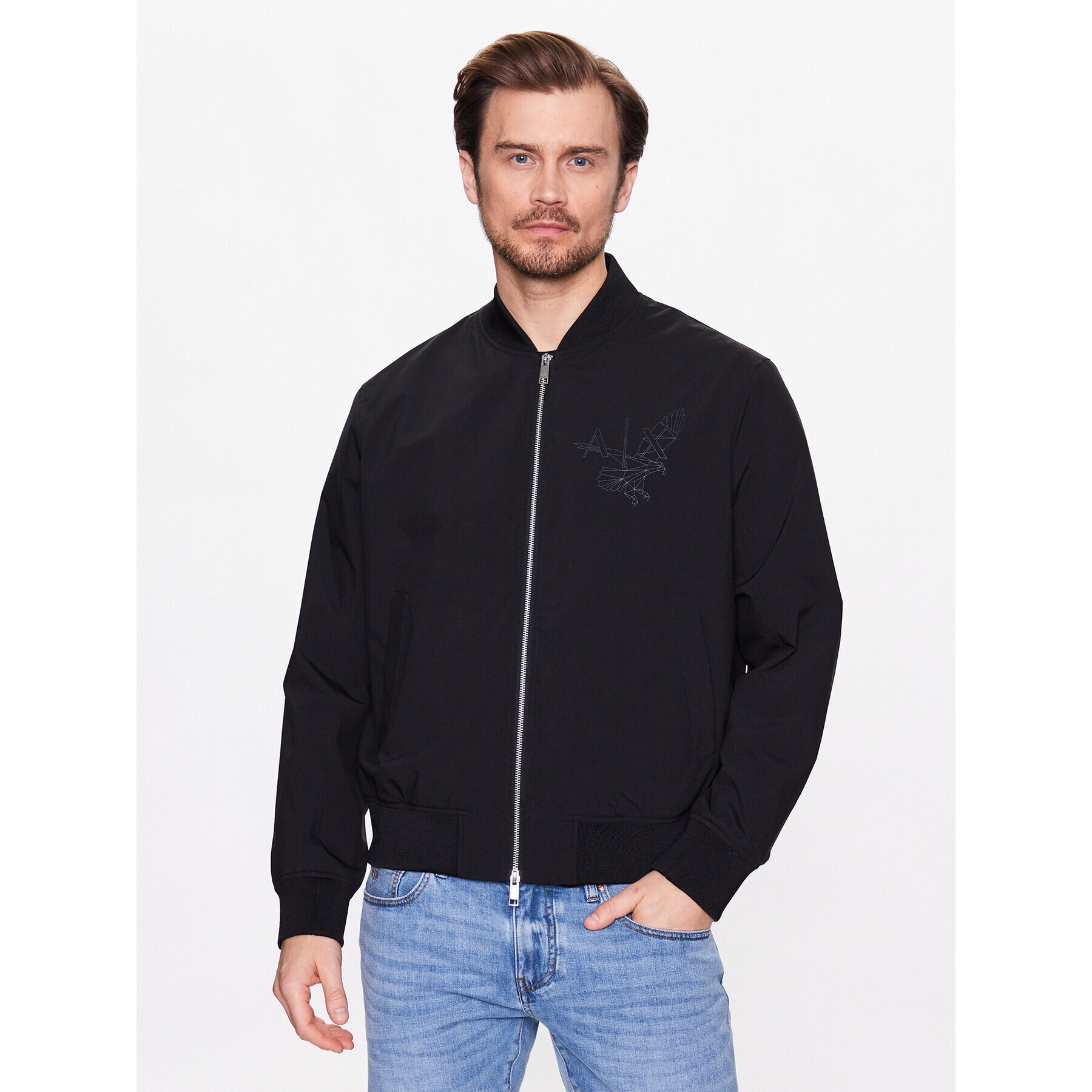 Armani Exchange Bomber dzseki 3RZB21 ZNB7Z 1200 Fekete Regular Fit - Pepit.hu