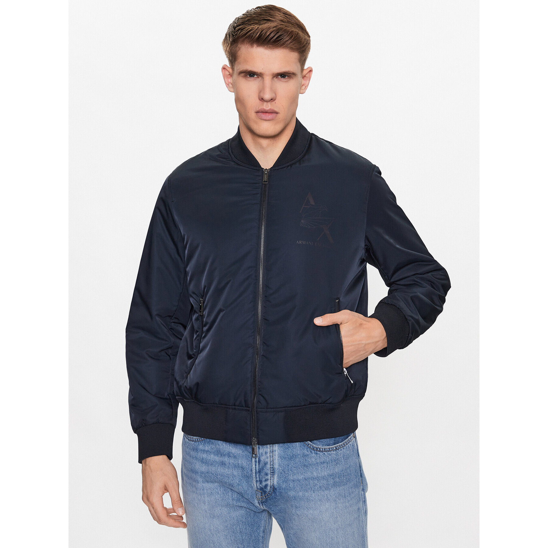 Armani Exchange Bomber dzseki 6RZB05 ZNUEZ 1510 Sötétkék Regular Fit - Pepit.hu