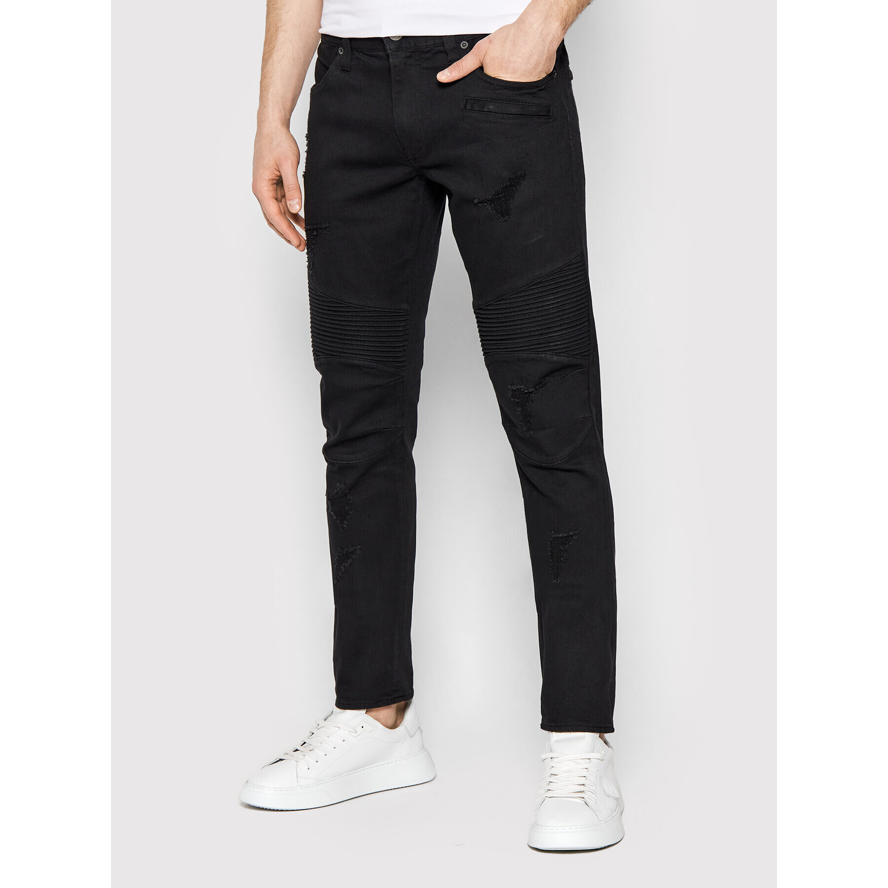 Armani Exchange Farmer 3LZJ27 Z1AAZ 1200 Fekete Skinny Fit - Pepit.hu