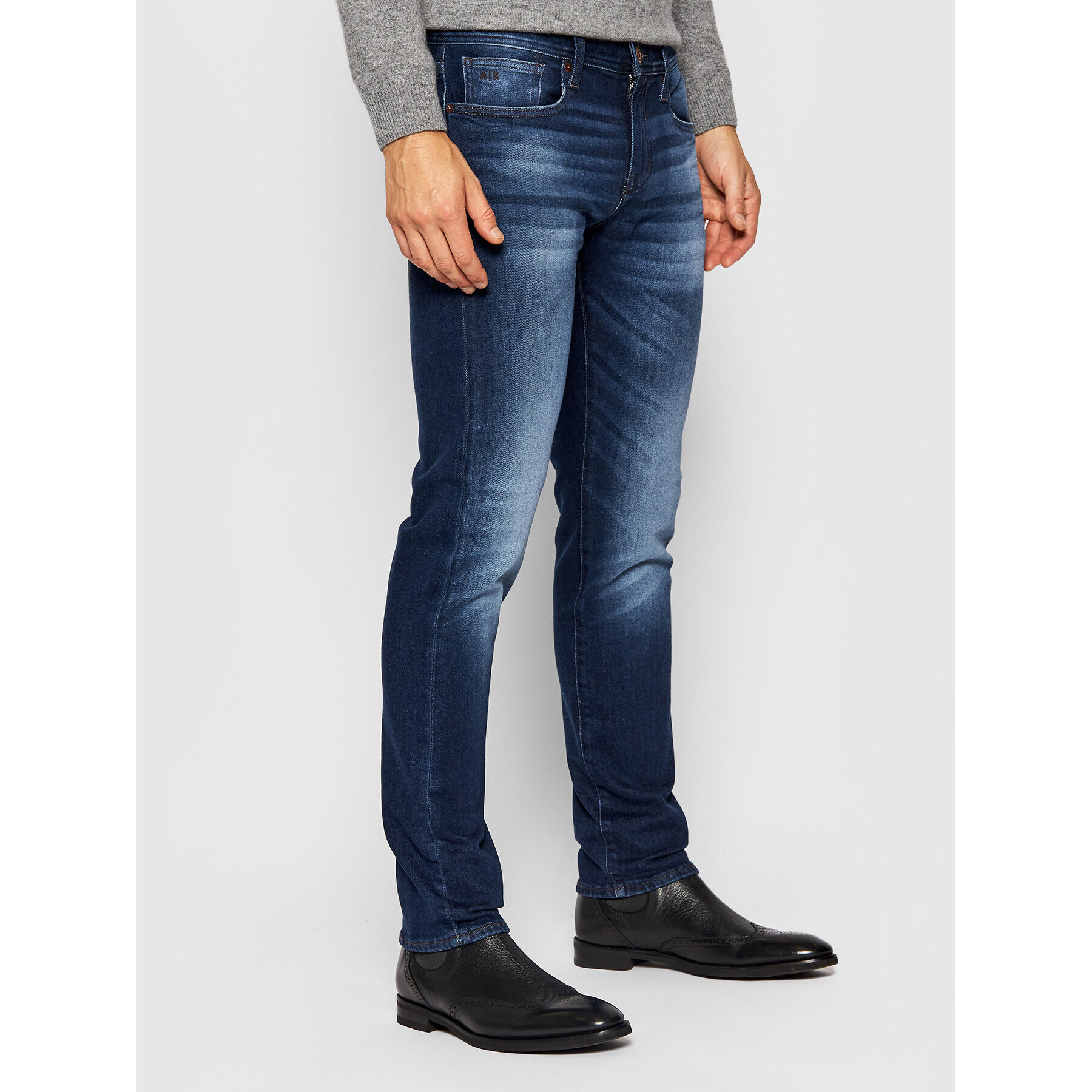 Armani Exchange Farmer 6KZJ13 Z1PFZ 1500 Sötétkék Slim Fit - Pepit.hu