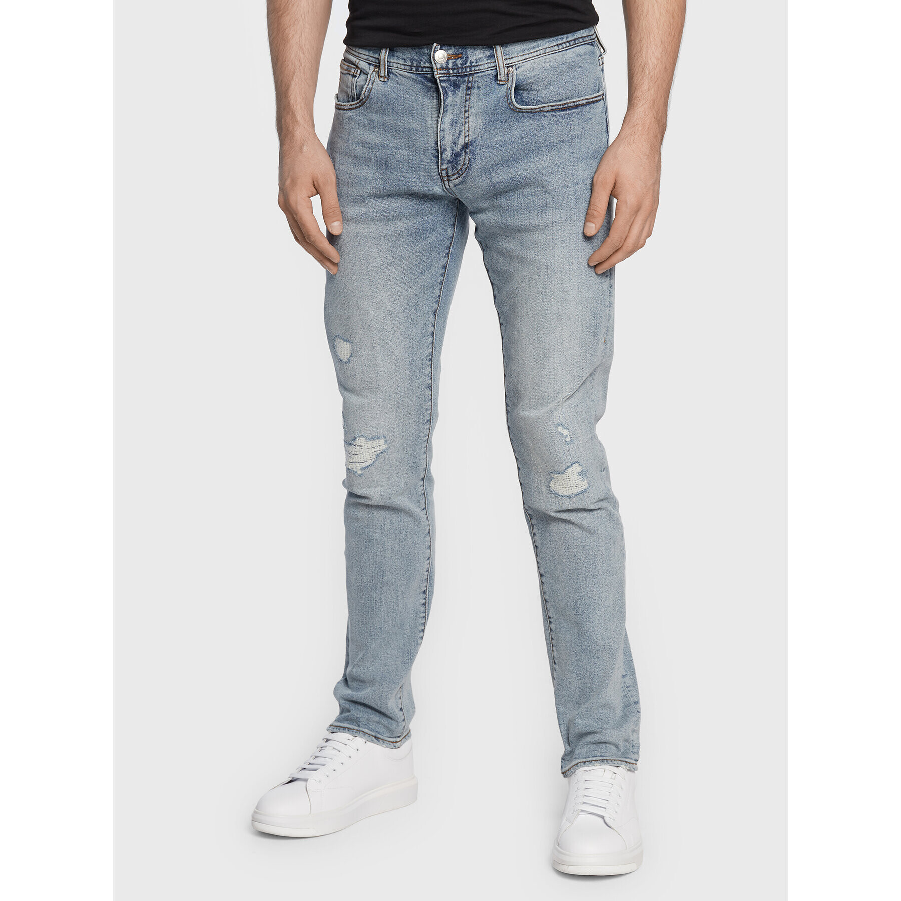 Armani Exchange Farmer 6LZJ13 Z2VKZ 1500 Kék Slim Fit - Pepit.hu