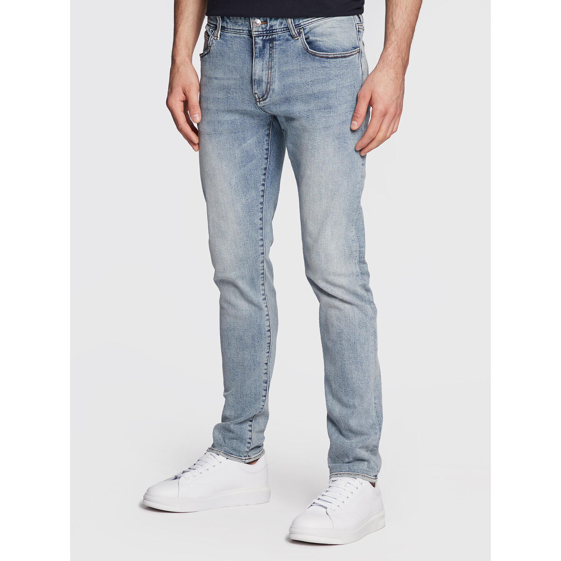 Armani Exchange Farmer 6LZJ14 Z1VKZ 1500 Kék Skinny Fit - Pepit.hu