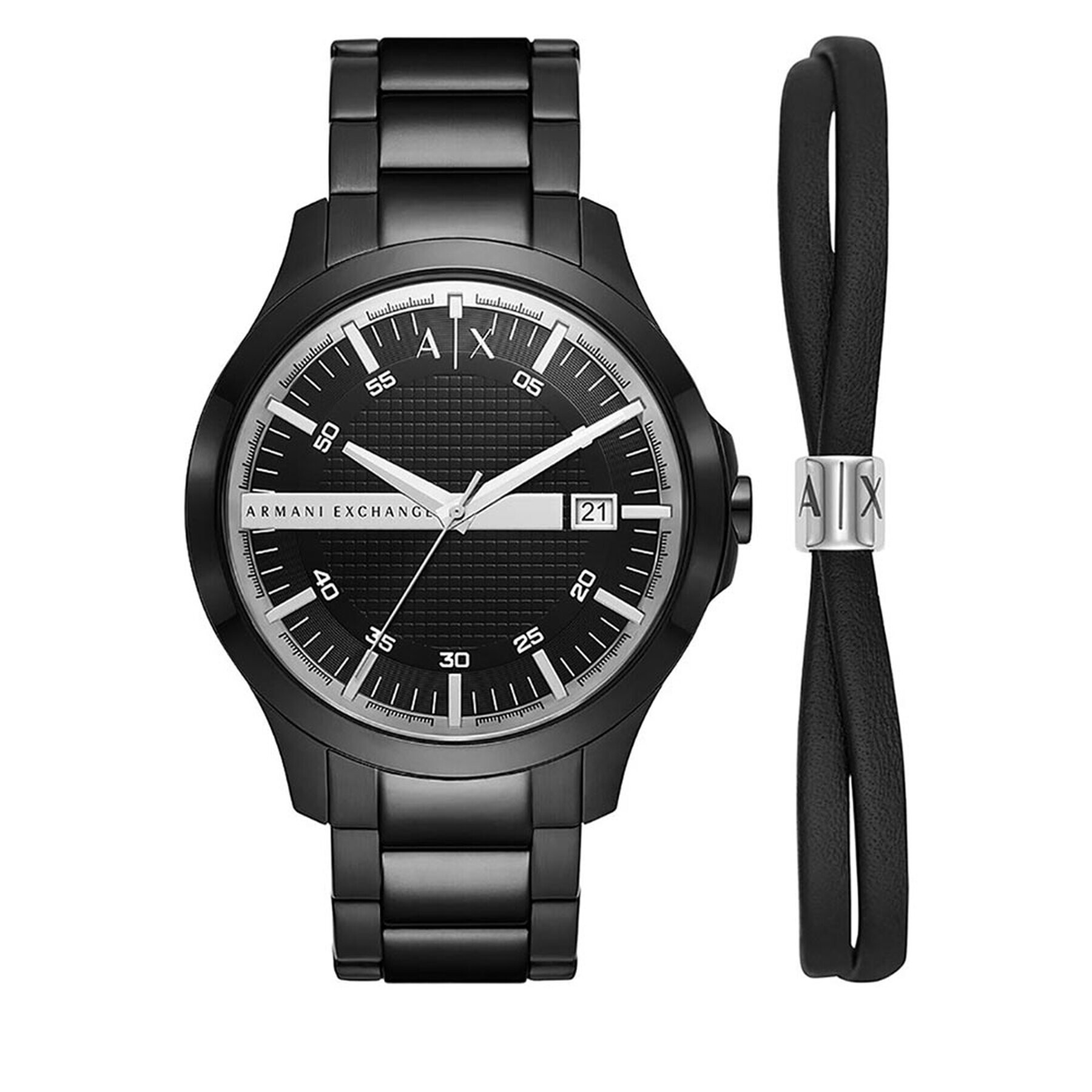 Armani Exchange Karóra Hampton AX7134SET Fekete - Pepit.hu