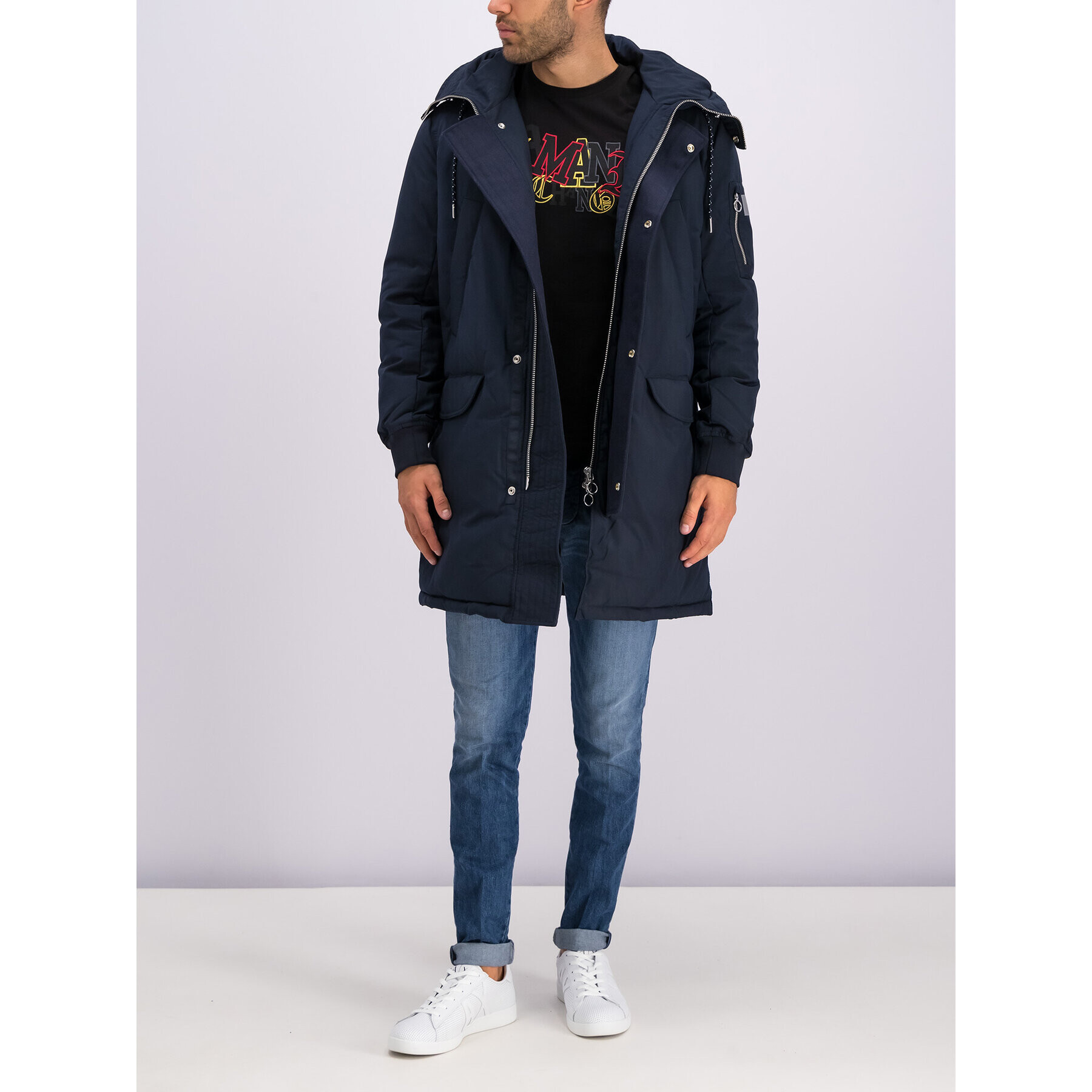 Armani Exchange Parka 6GZLG2 ZNG1Z 1583 Sötétkék Regular Fit - Pepit.hu