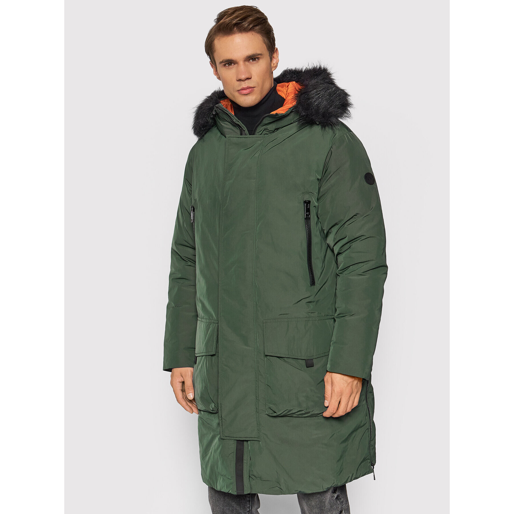 Armani Exchange Parka 6KZL48 ZNITZ 1863 Zöld Regular Fit - Pepit.hu