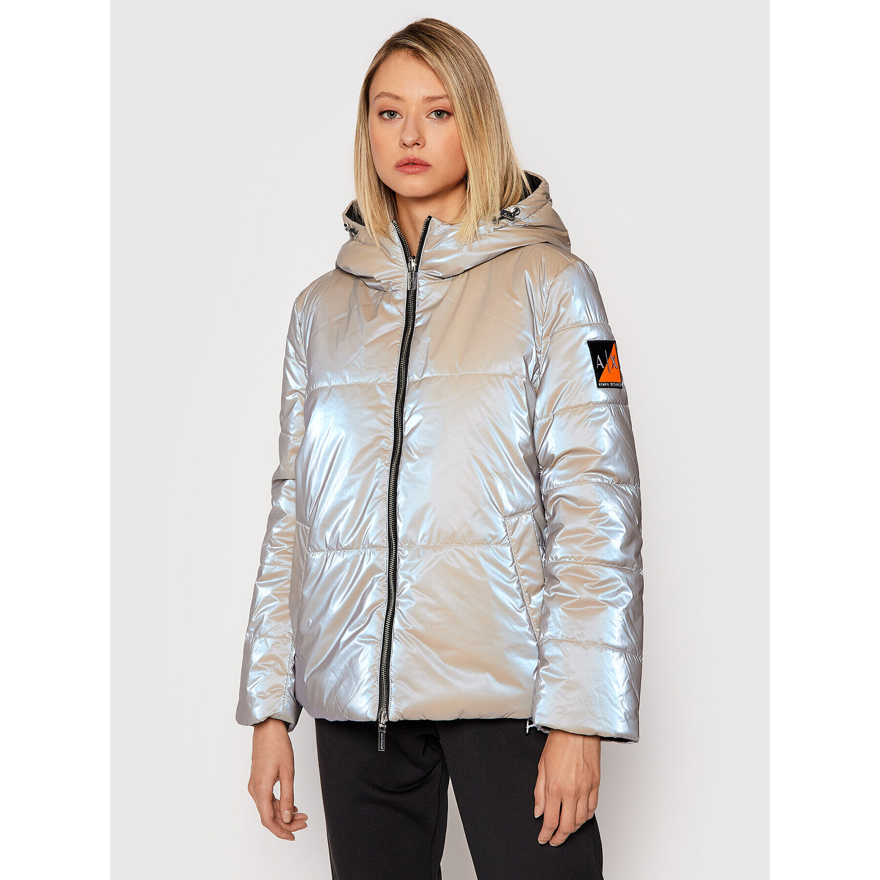 Armani Exchange Pehelykabát 6KYB05 YNVRZ 1724 Fekete Regular Fit - Pepit.hu