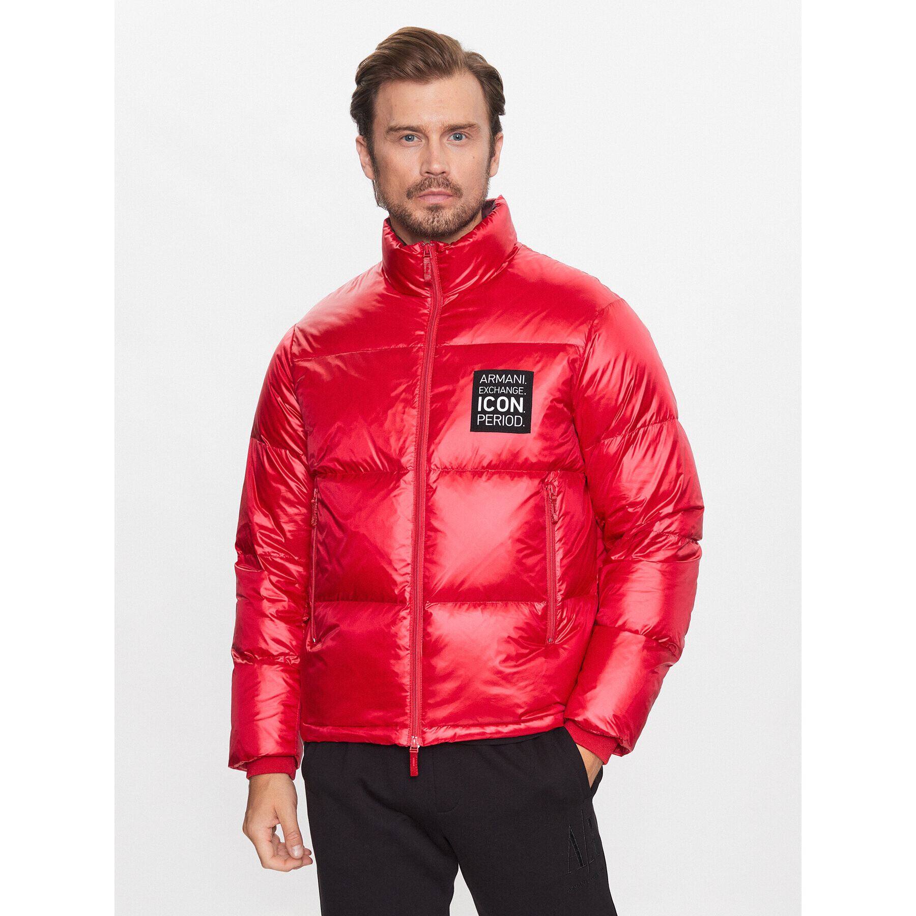 Armani Exchange Pehelykabát 8NZBP2 ZNYNZ 14AQ Piros Regular Fit - Pepit.hu