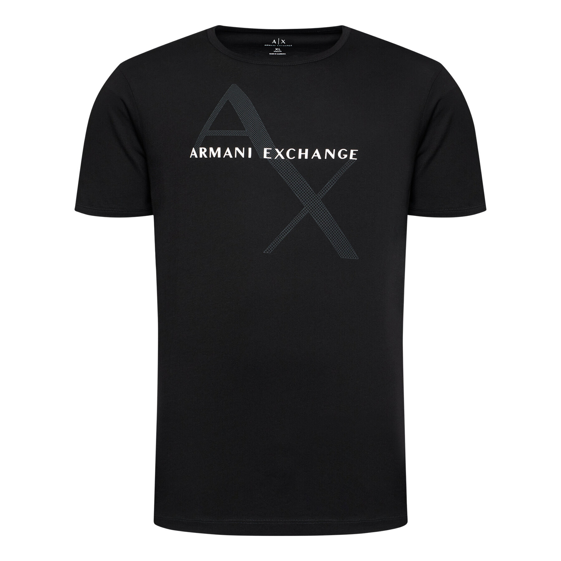 Armani Exchange Póló 8NZT76 Z8H4Z 1200 Fekete Regular Fit - Pepit.hu