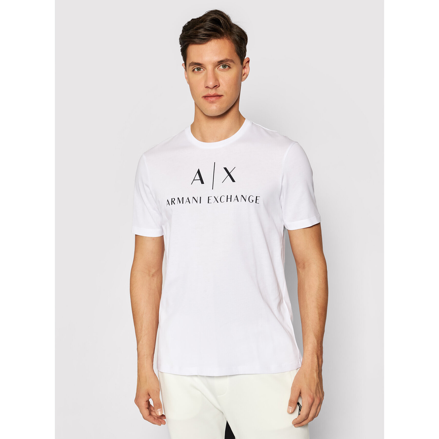 Armani Exchange Póló 8NZTCJ Z8H4Z 1100 Fehér Slim Fit - Pepit.hu