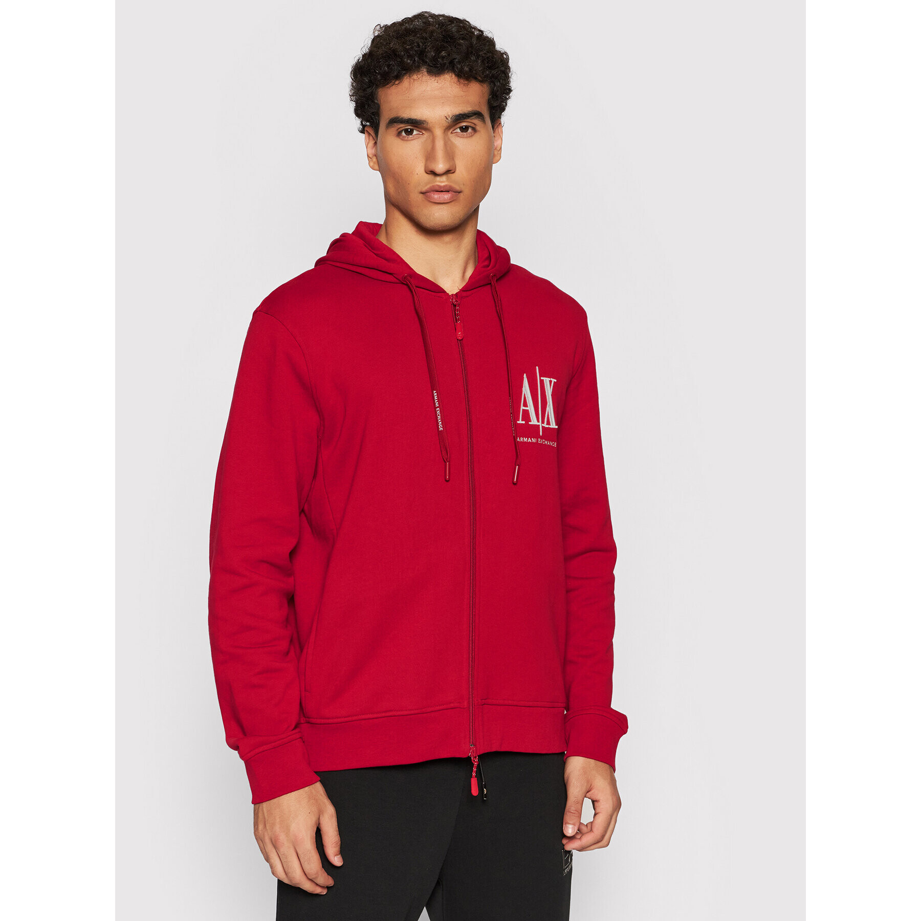 Armani Exchange Pulóver 8NZMPP ZJ1ZZ 1496 Piros Regular Fit - Pepit.hu