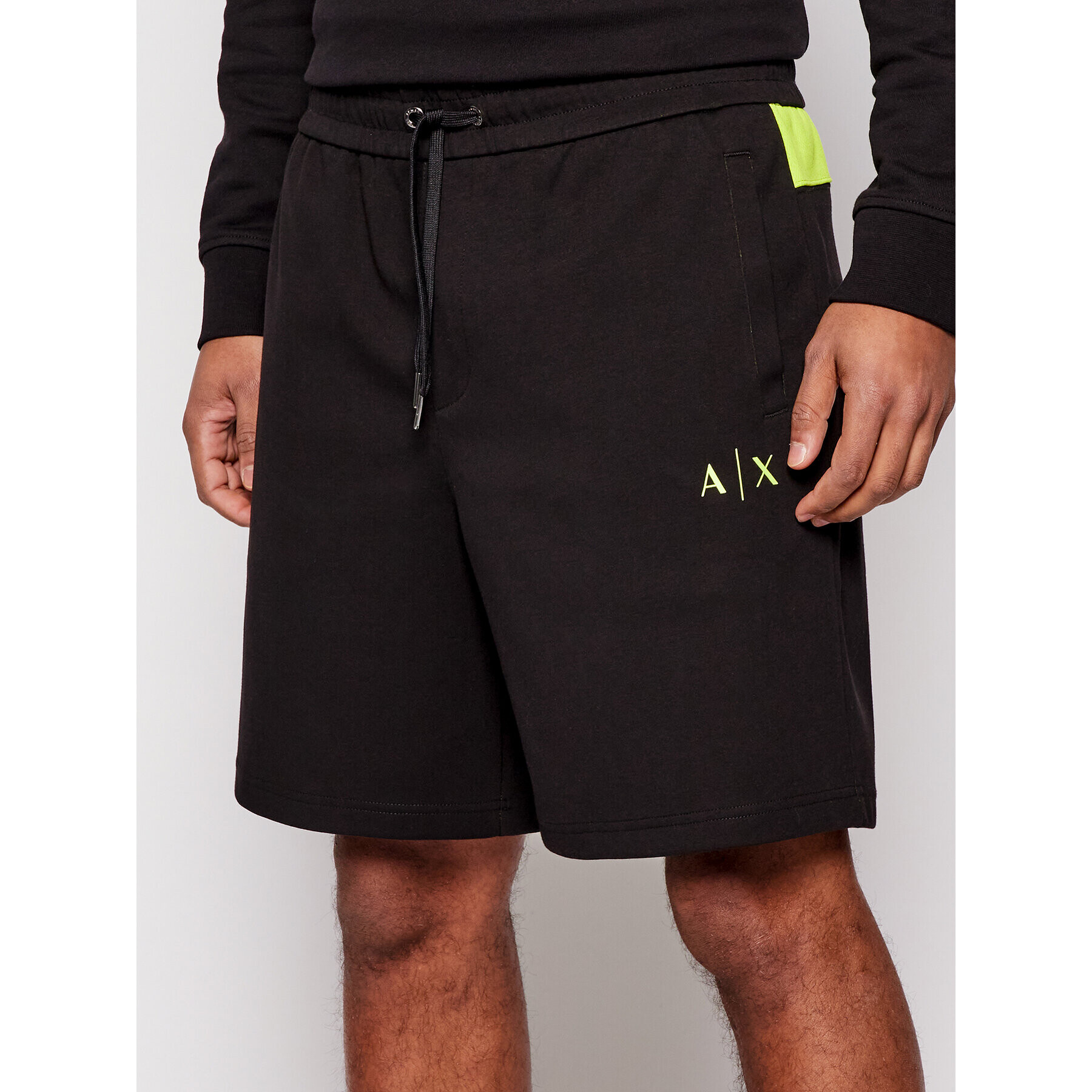 Armani Exchange Sport rövidnadrág 3KZSFN ZJ8FZ 4224 Fekete Regular Fit - Pepit.hu