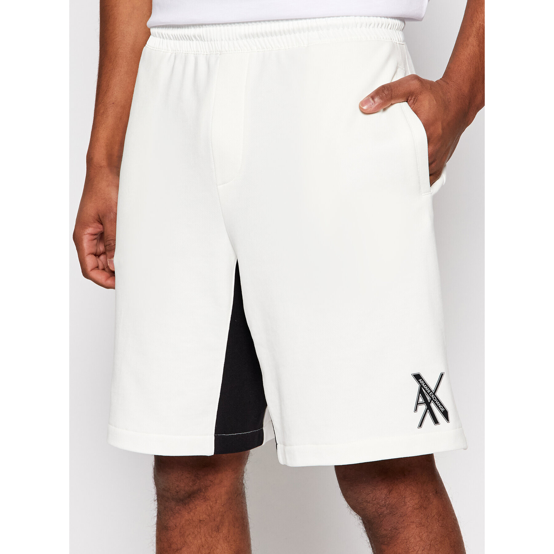 Armani Exchange Sport rövidnadrág 3KZSLD ZJ1ZZ 6111 Fehér Regular Fit - Pepit.hu