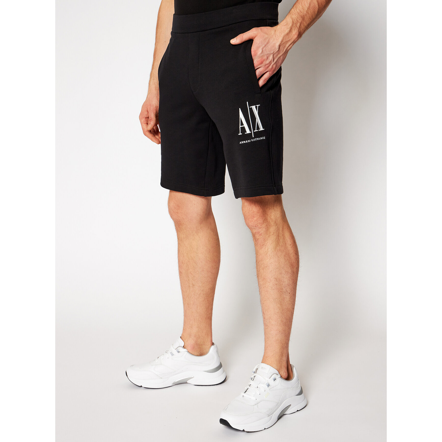 Armani Exchange Sport rövidnadrág 8NZSPA ZJ1ZZ 1200 Fekete Regular Fit - Pepit.hu