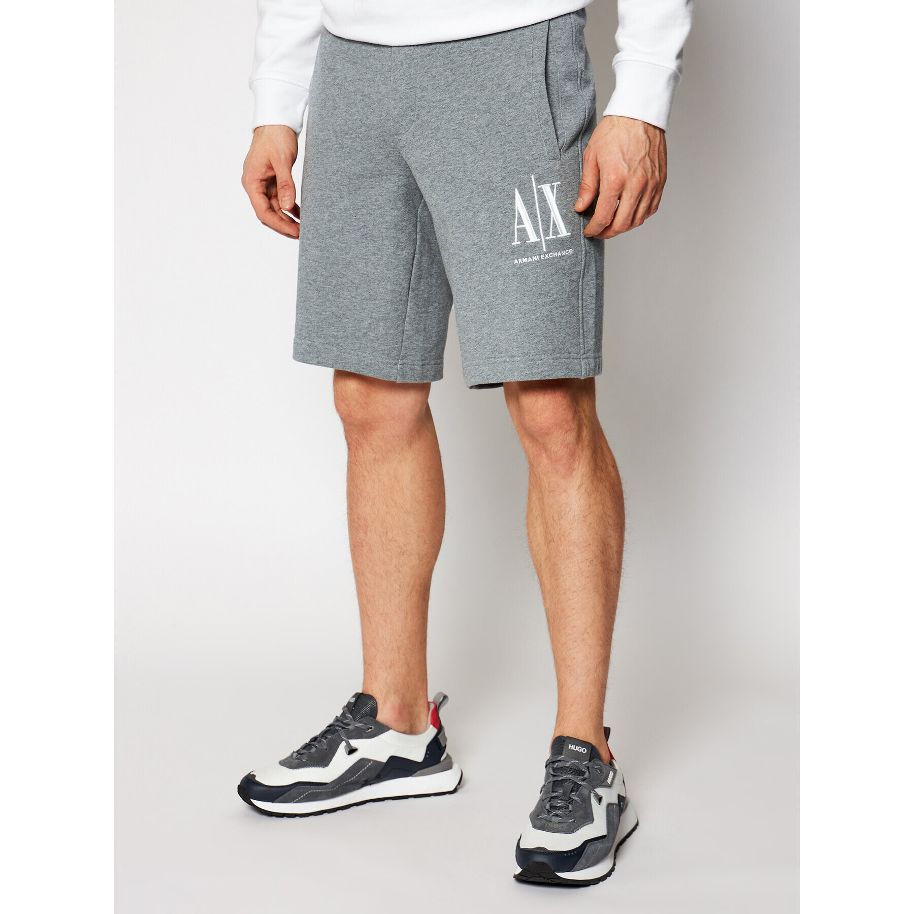 Armani Exchange Sport rövidnadrág 8NZSPA ZJ1ZZ 3930 Szürke Regular Fit - Pepit.hu