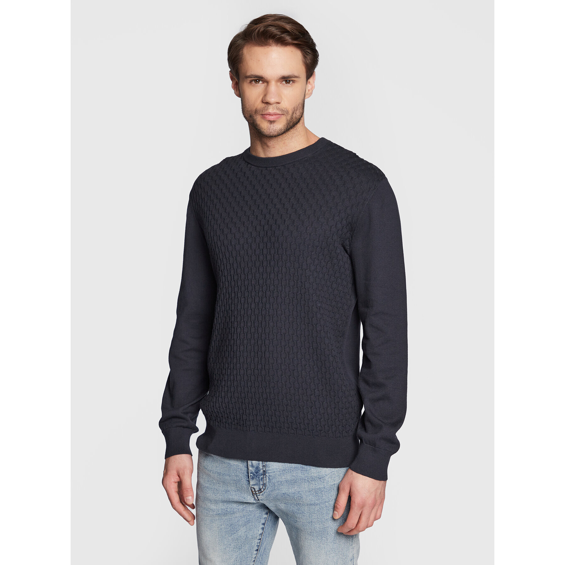 Armani Exchange Sweater 6LZM1W ZM2GZ 1510 Sötétkék Regular Fit - Pepit.hu