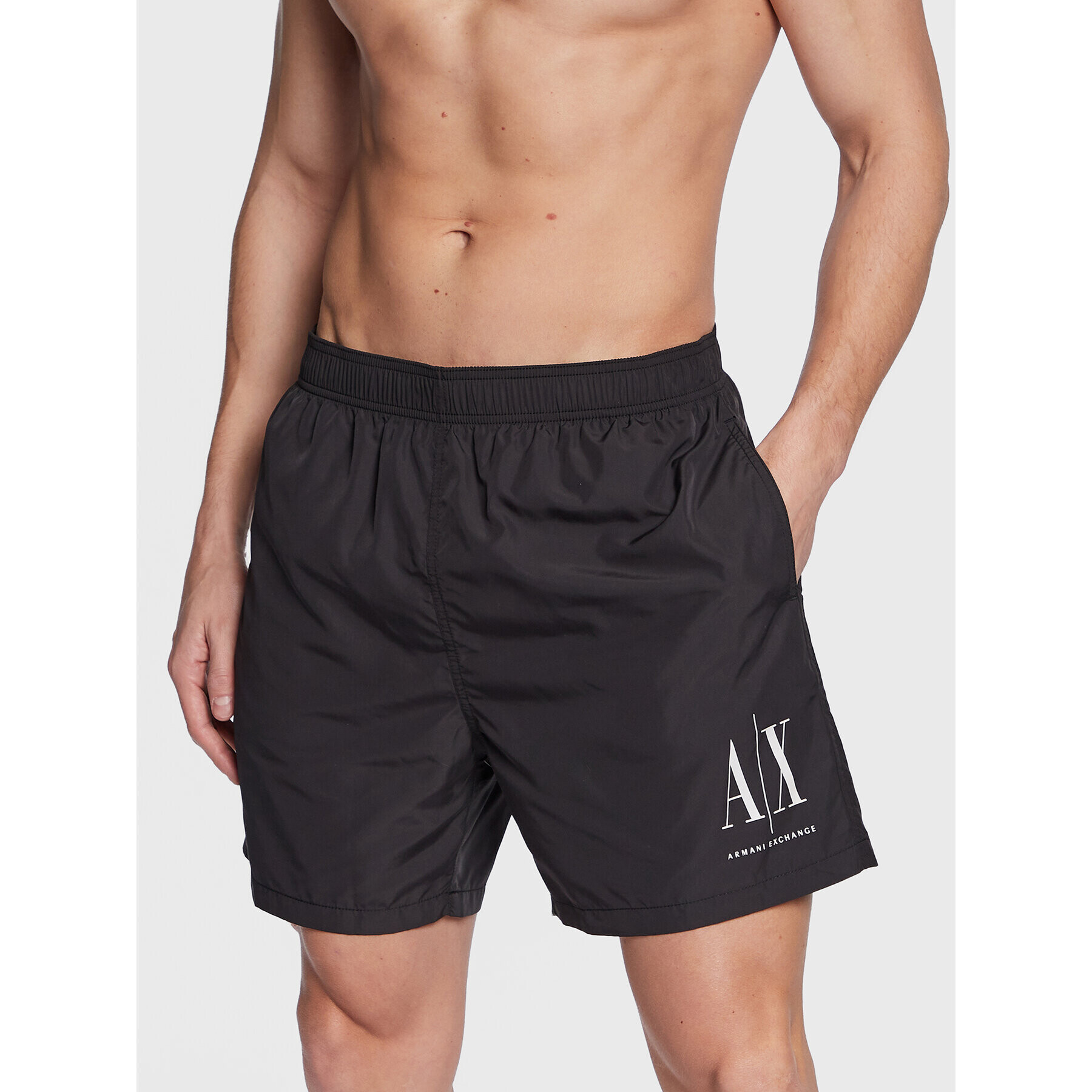 Armani Exchange Úszónadrág 953034 CC623 0002 Fekete Regular Fit - Pepit.hu