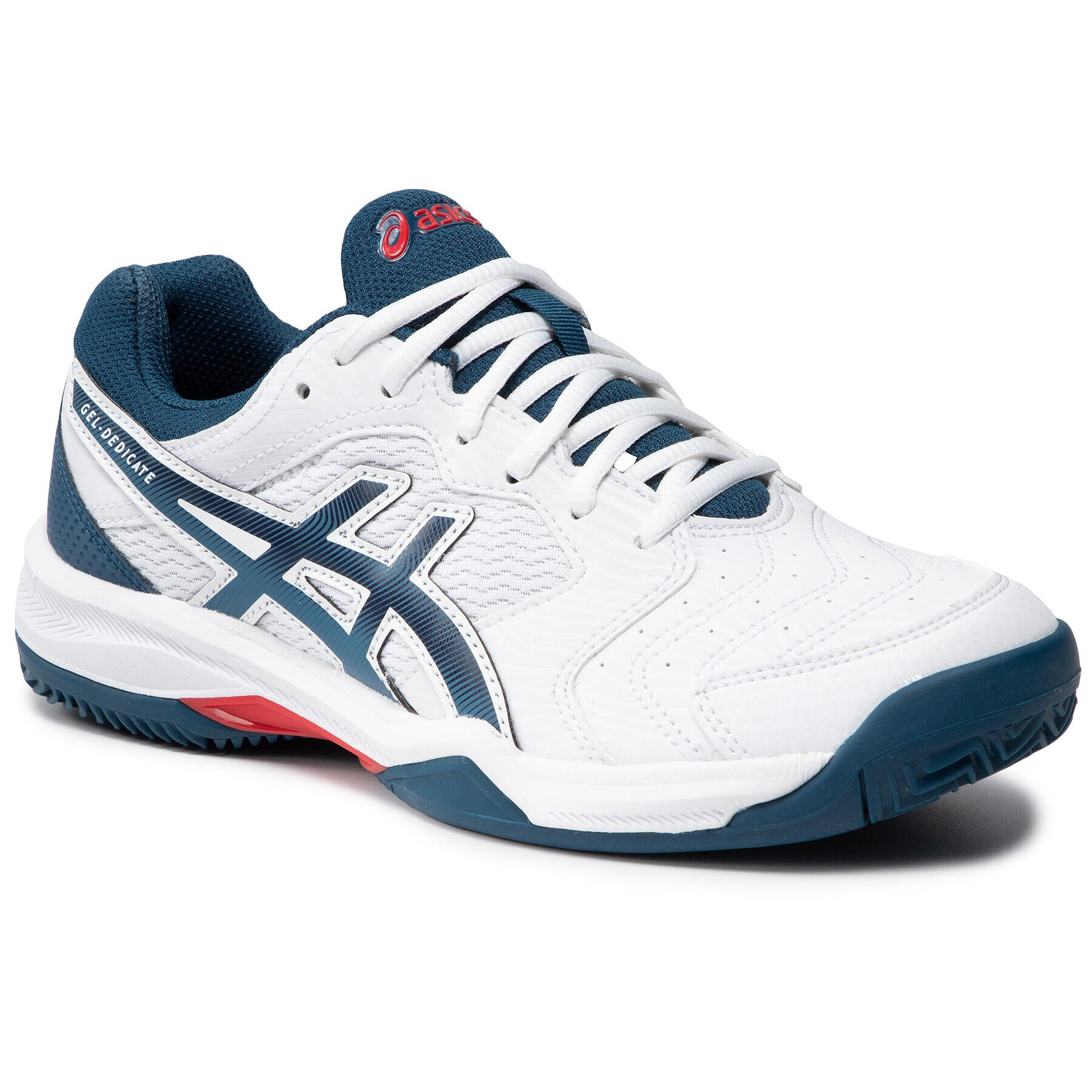 Asics Cipő Gel-Dedicate 6 Clay 1041A080 Fehér - Pepit.hu