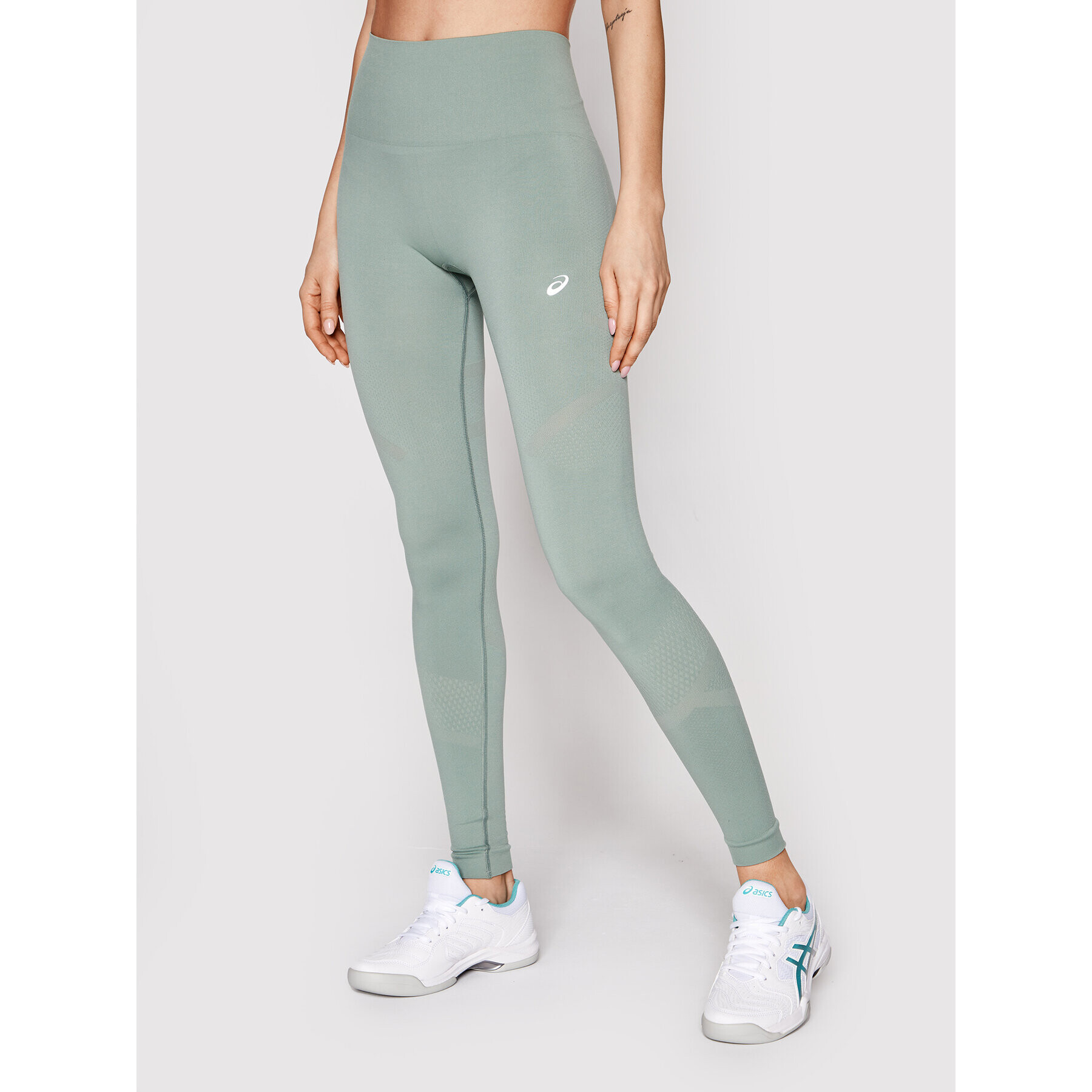 Asics Leggings Seamless 2012B913 Zöld Slim Fit - Pepit.hu