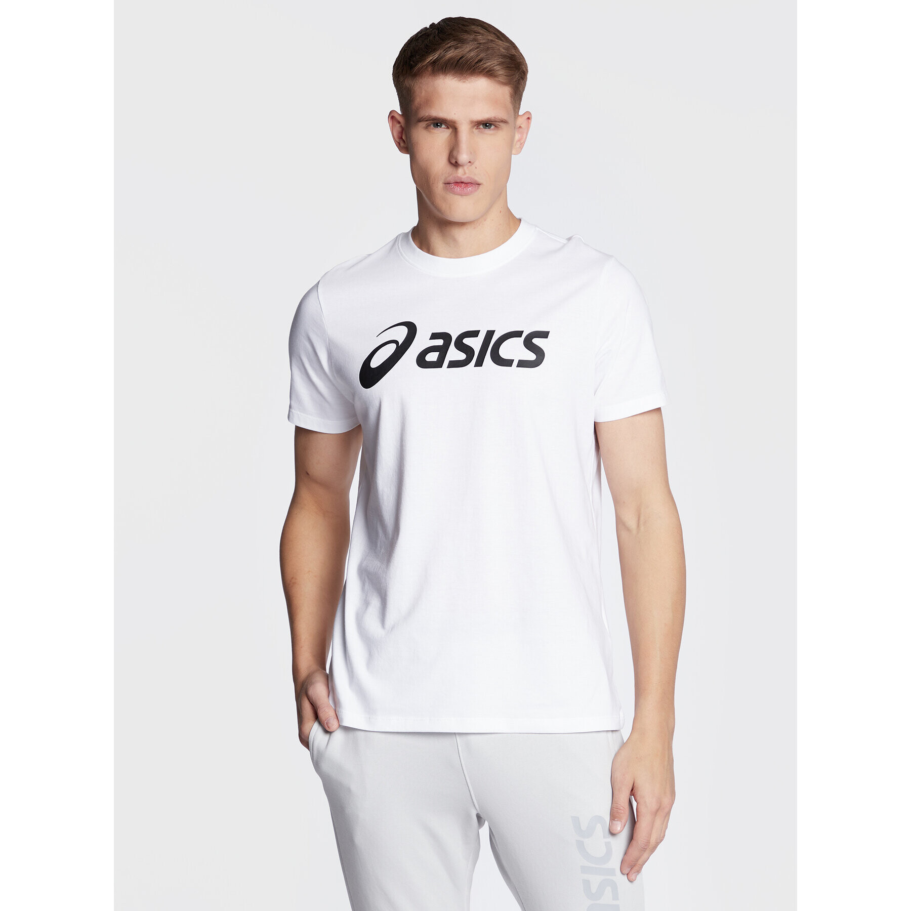 Asics Póló Big Logo 2031A978 Fehér Regular Fit - Pepit.hu