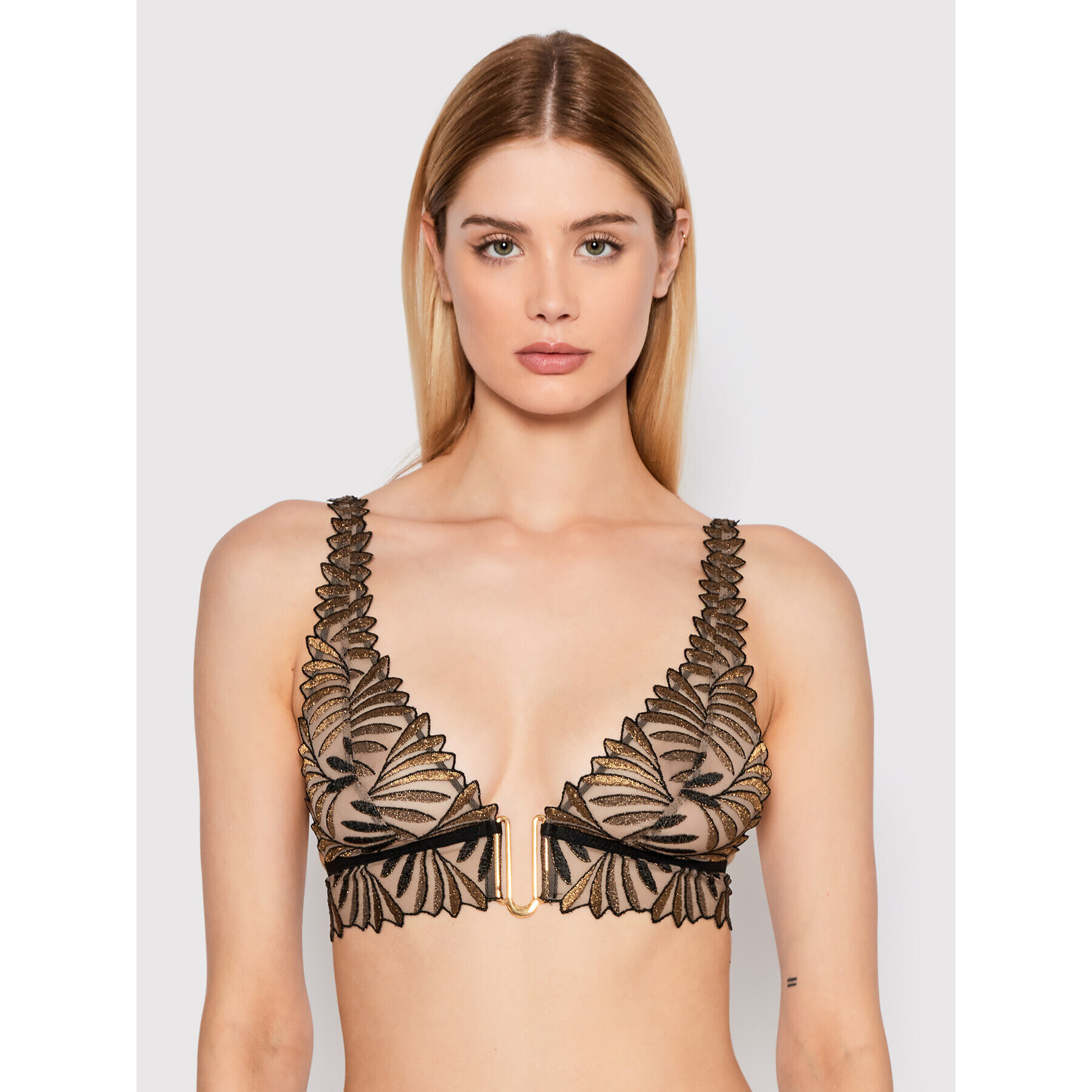 Aubade Bralette melltartó IRIS VAN HERPEN Sensory Illusion RC10B Arany - Pepit.hu