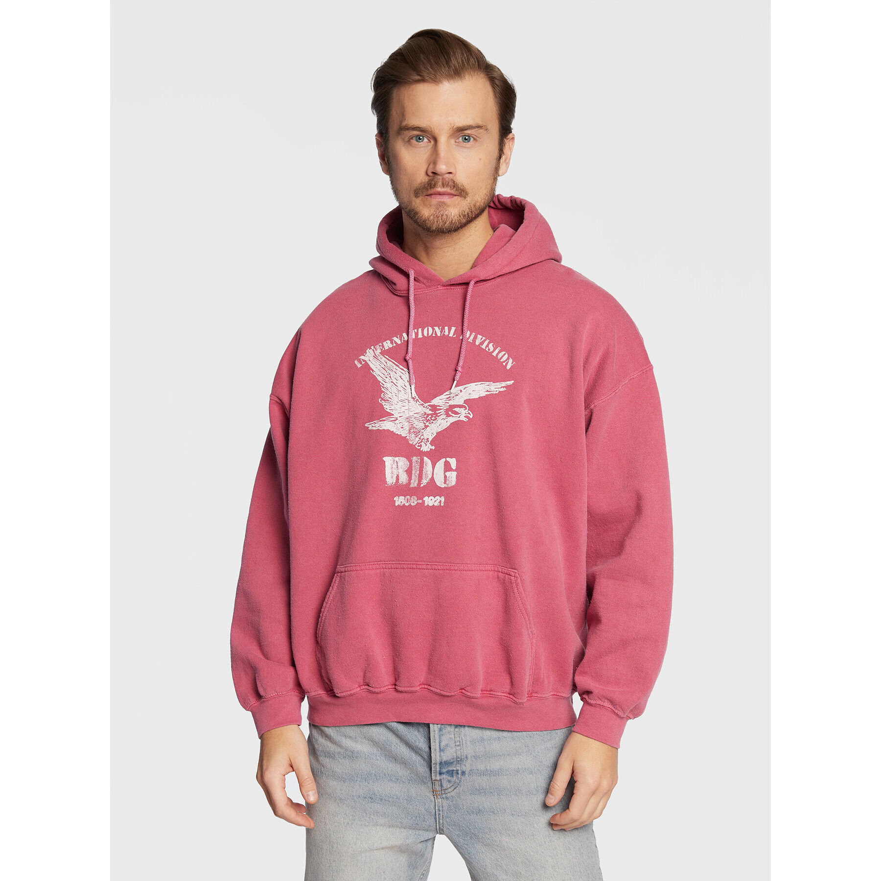 BDG Urban Outfitters Pulóver 75327445 Rózsaszín Relaxed Fit - Pepit.hu