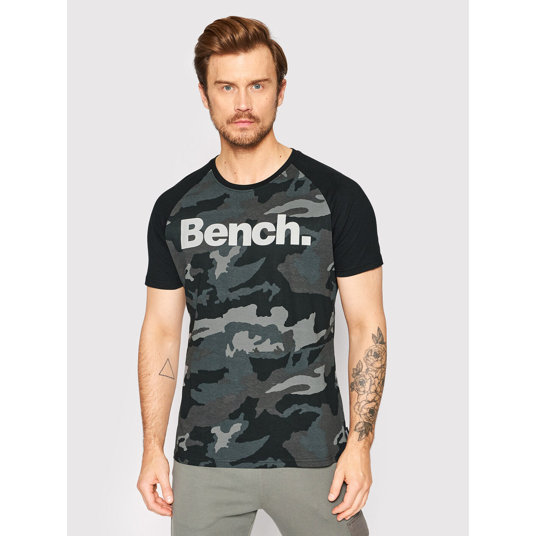 Bench Póló Besom 120764 Fekete Regular Fit - Pepit.hu