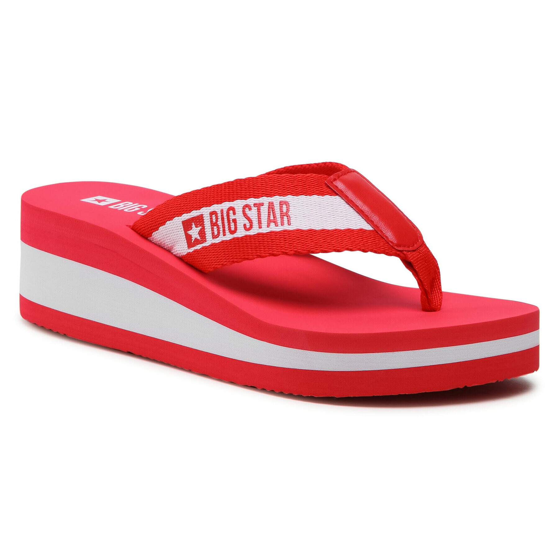 Big Star Shoes BIG STAR Flip-flops HH274A095 Piros - Pepit.hu