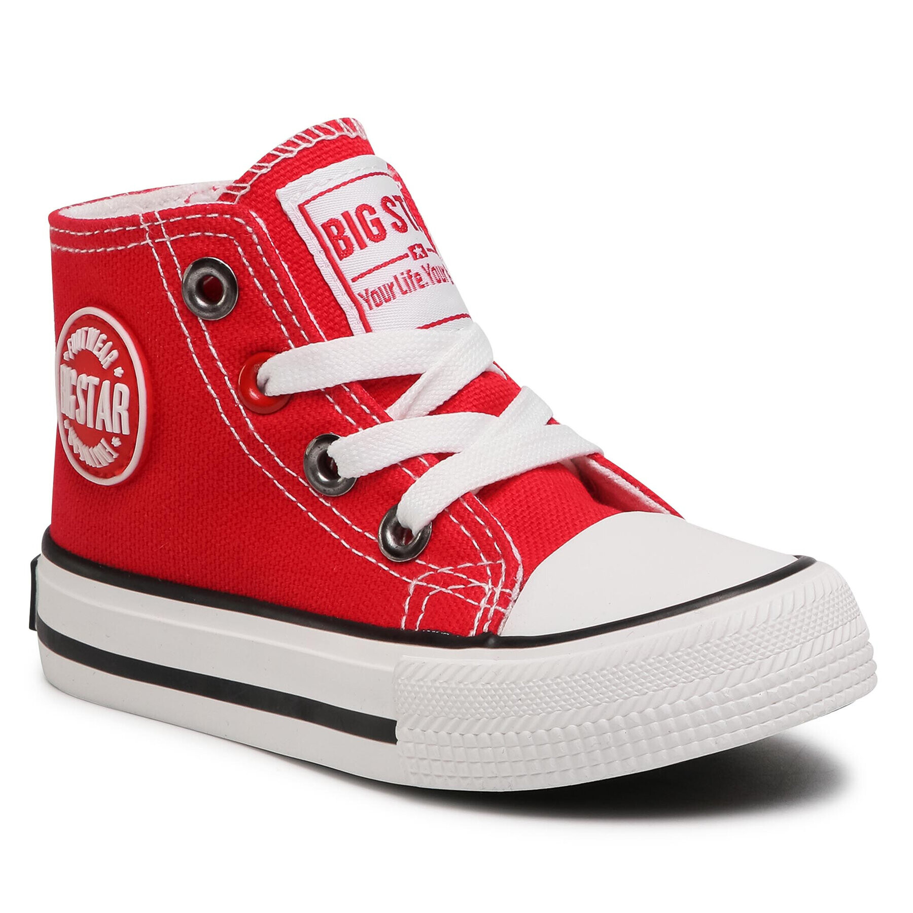 Big Star Shoes BIG STAR Tornacipő HH374086 Piros - Pepit.hu