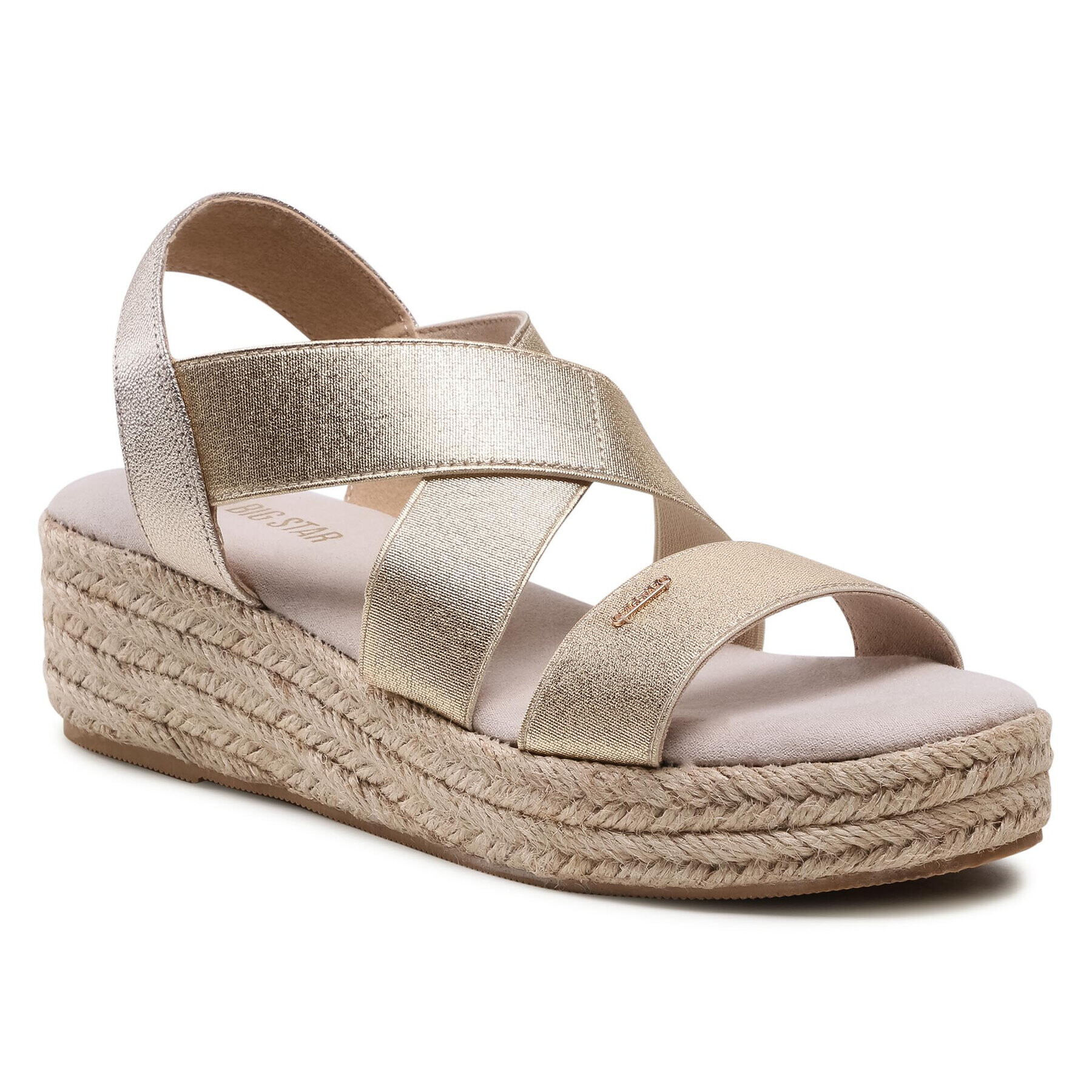 Big Star Shoes Espadrilles HH274414 Arany - Pepit.hu