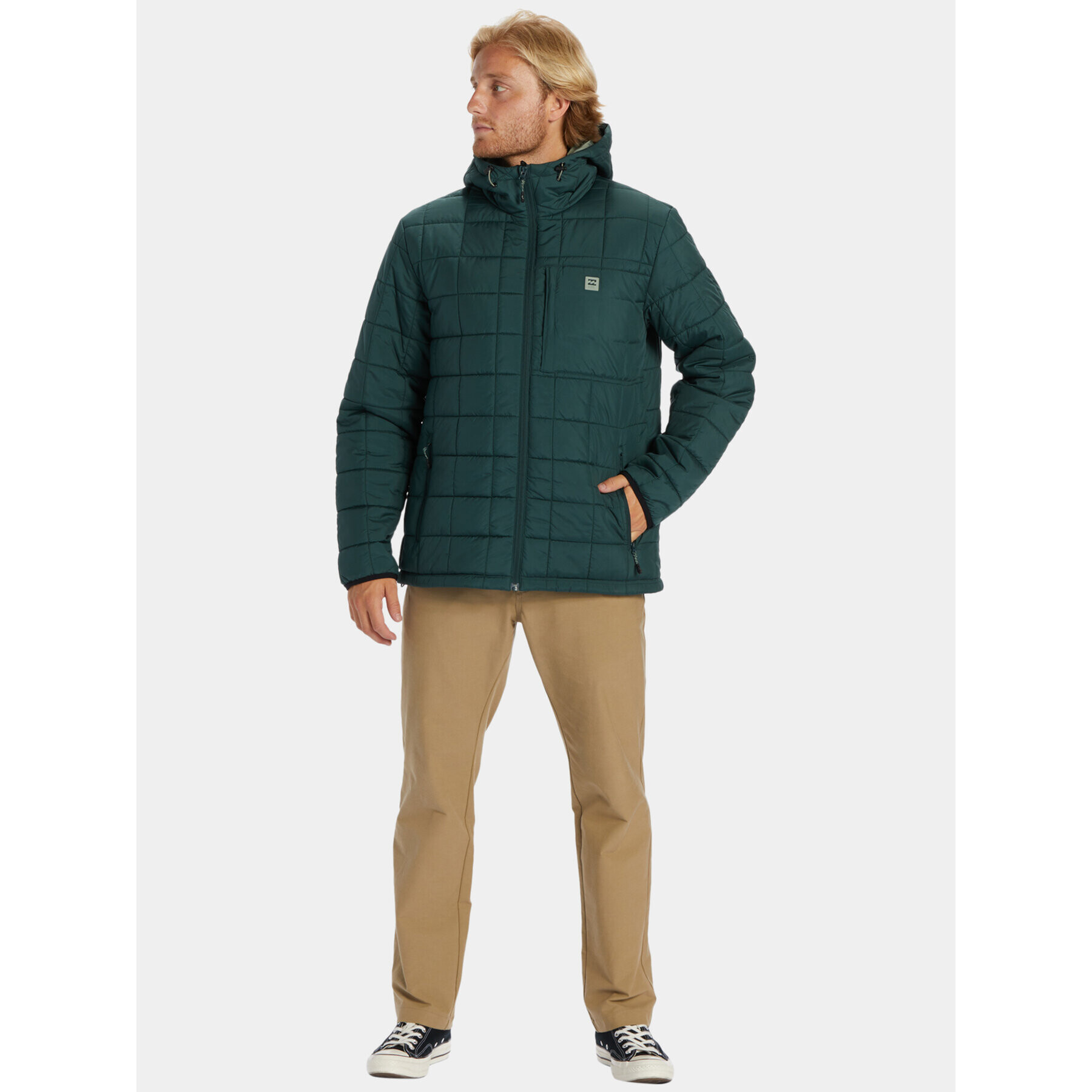 Billabong Pehelykabát Journey Puffer ABYJK00162 Zöld Regular Fit - Pepit.hu