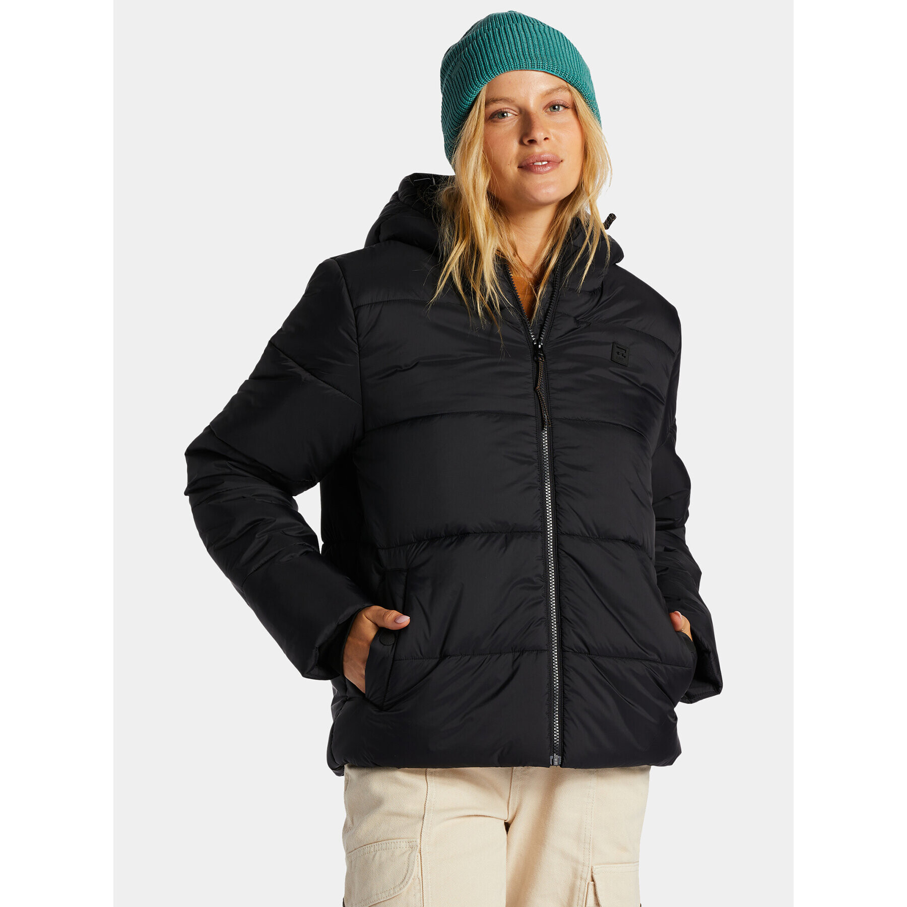 Billabong Pehelykabát Transport ABJJK00186 Fekete Relaxed Fit - Pepit.hu