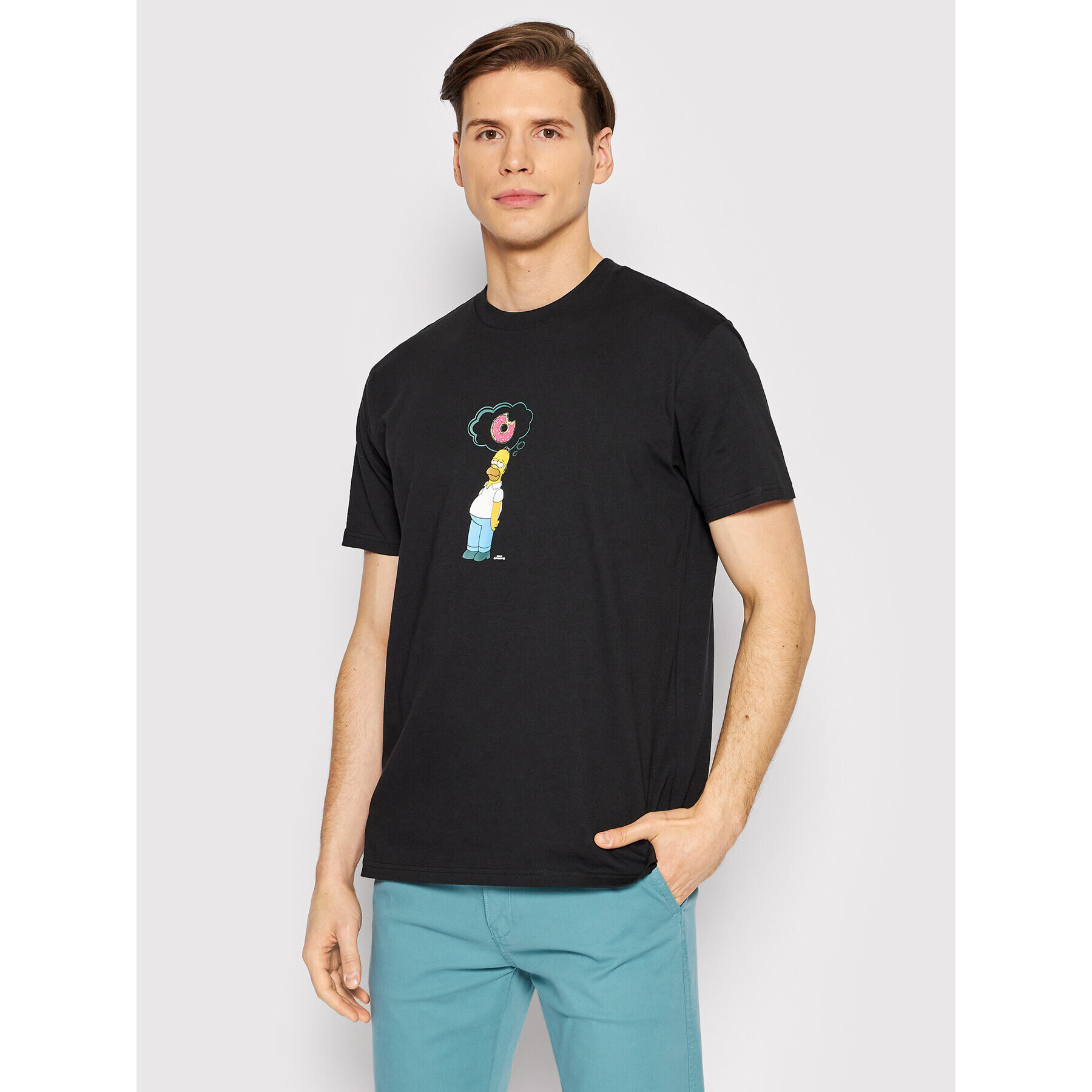 Billabong Póló SIMPSONS Donut C1SS89 BIP2 Fekete Regular Fit - Pepit.hu