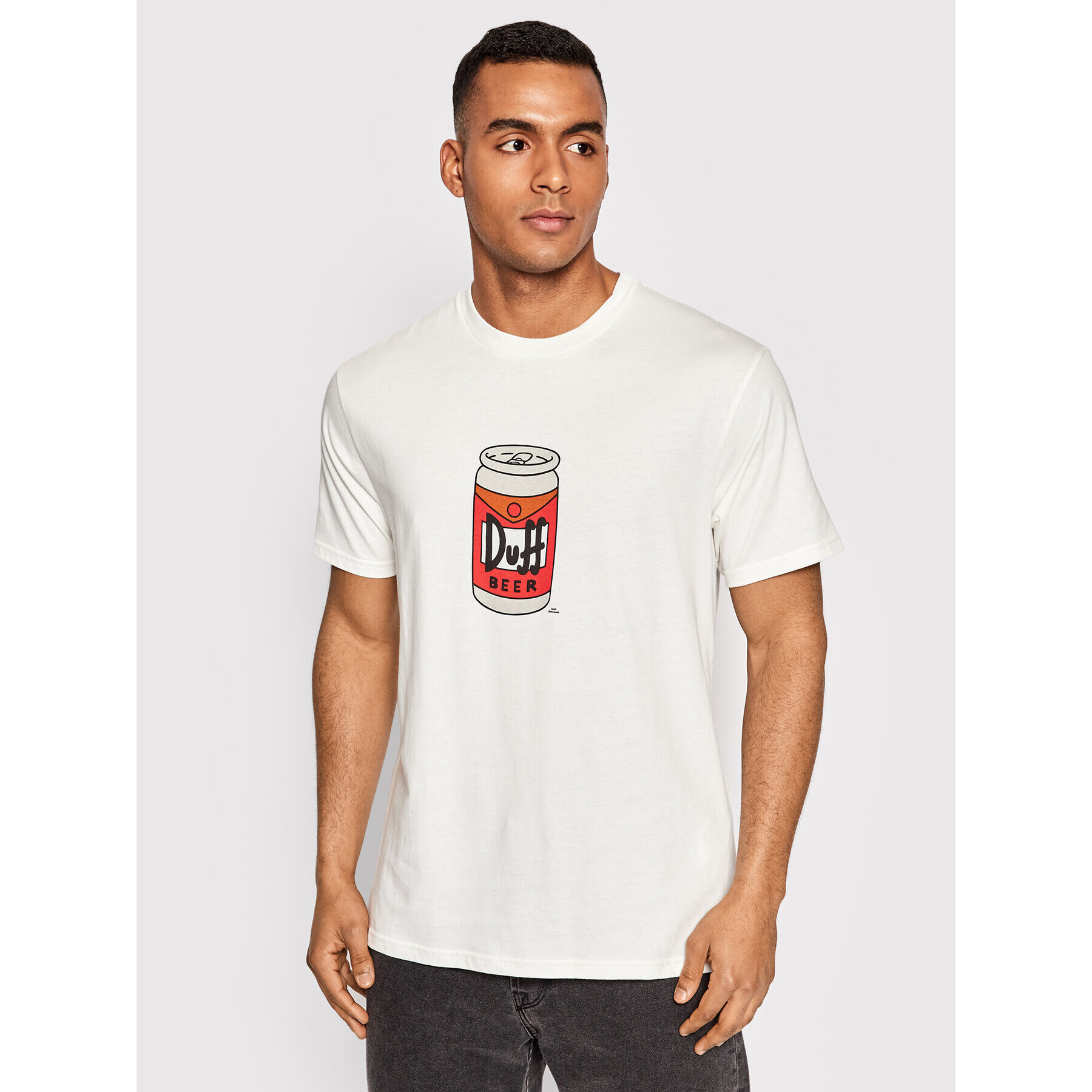 Billabong Póló SIMPSONS Duff Can C1SS77 BIP2 Fehér Regular Fit - Pepit.hu