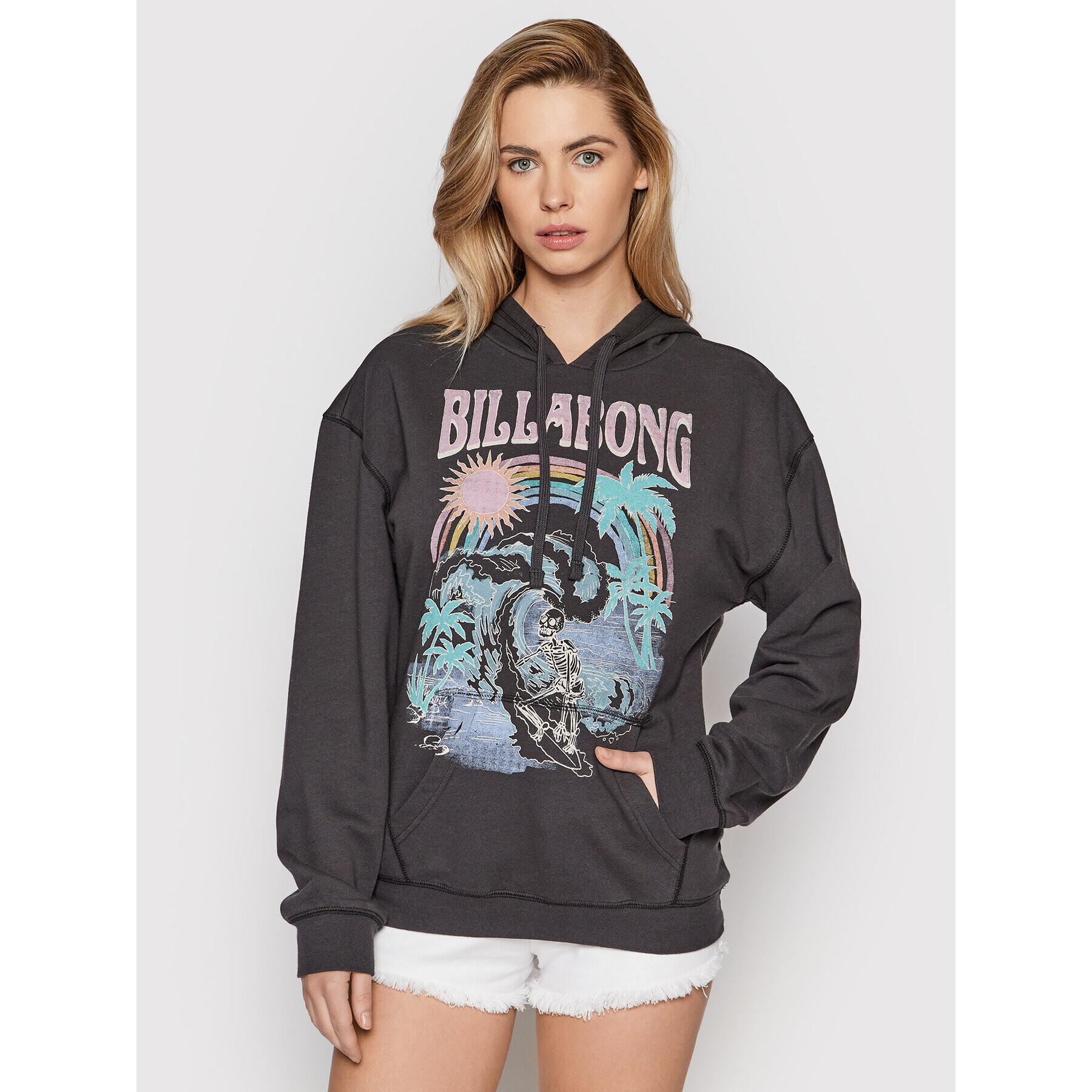 Billabong Pulóver Best Of Times C3HO03 BIP2 Fekete Relaxed Fit - Pepit.hu