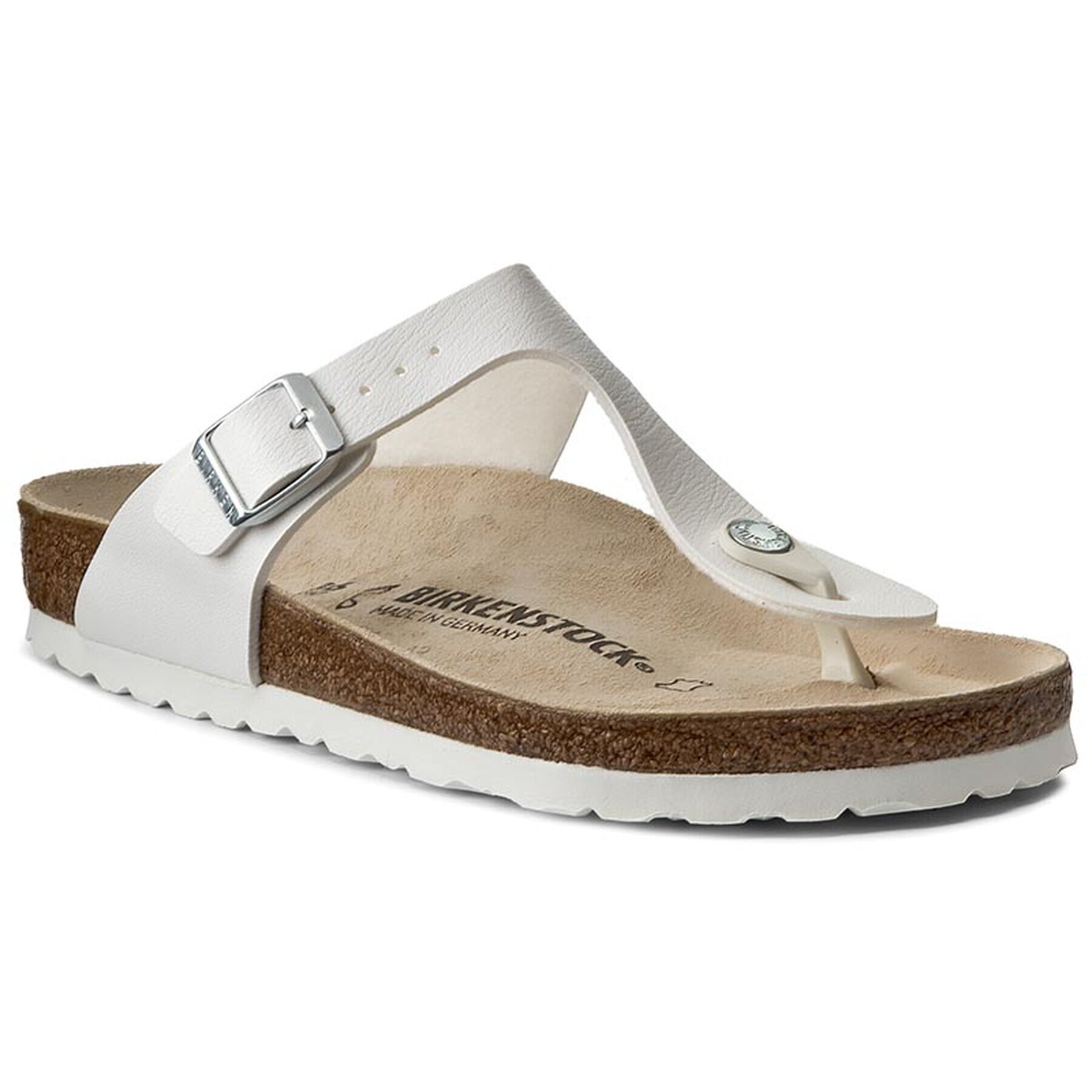 Birkenstock Flip-flops Gizeh 043731 Fehér - Pepit.hu