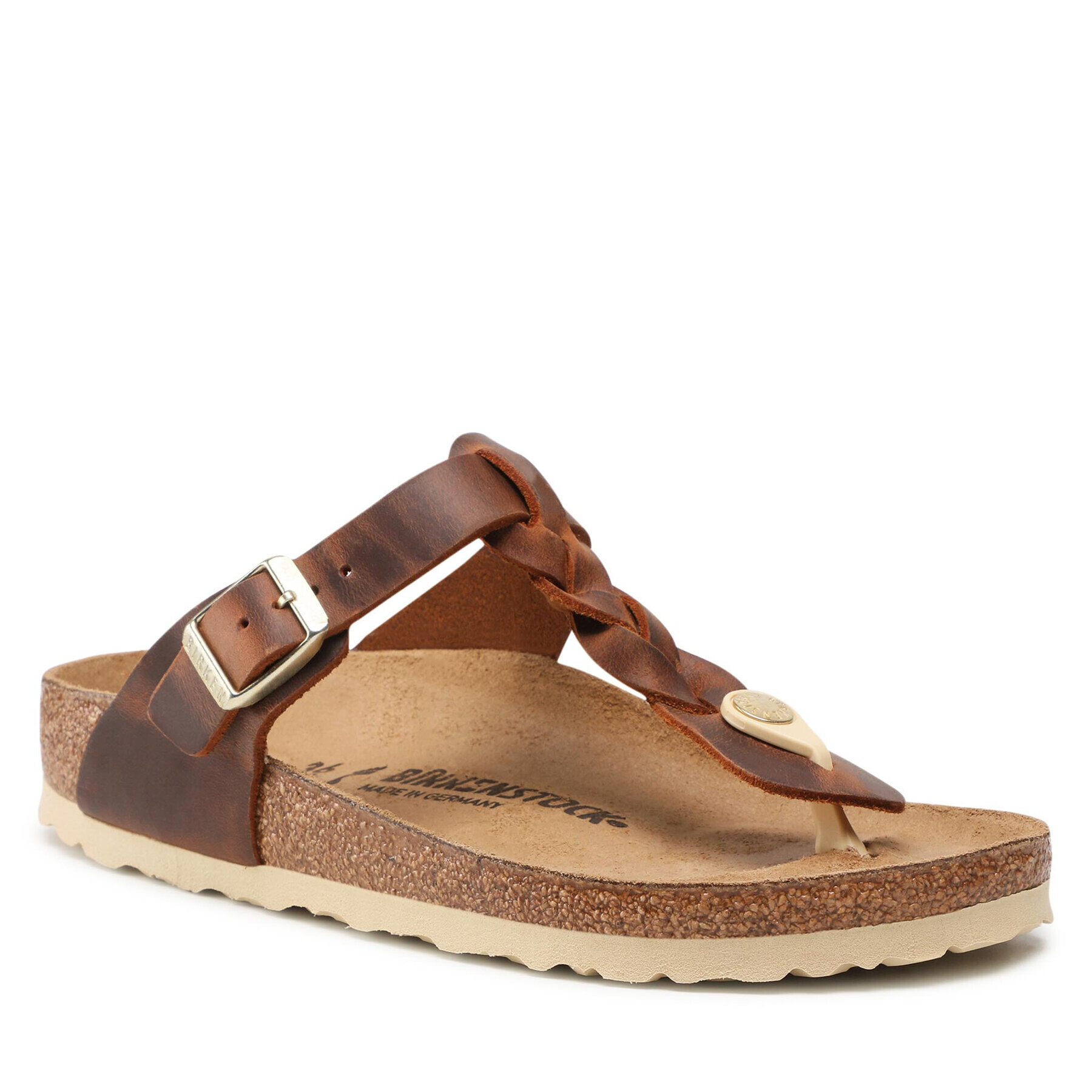 Birkenstock Flip-flops Gizeh Braided 1021336 Barna - Pepit.hu