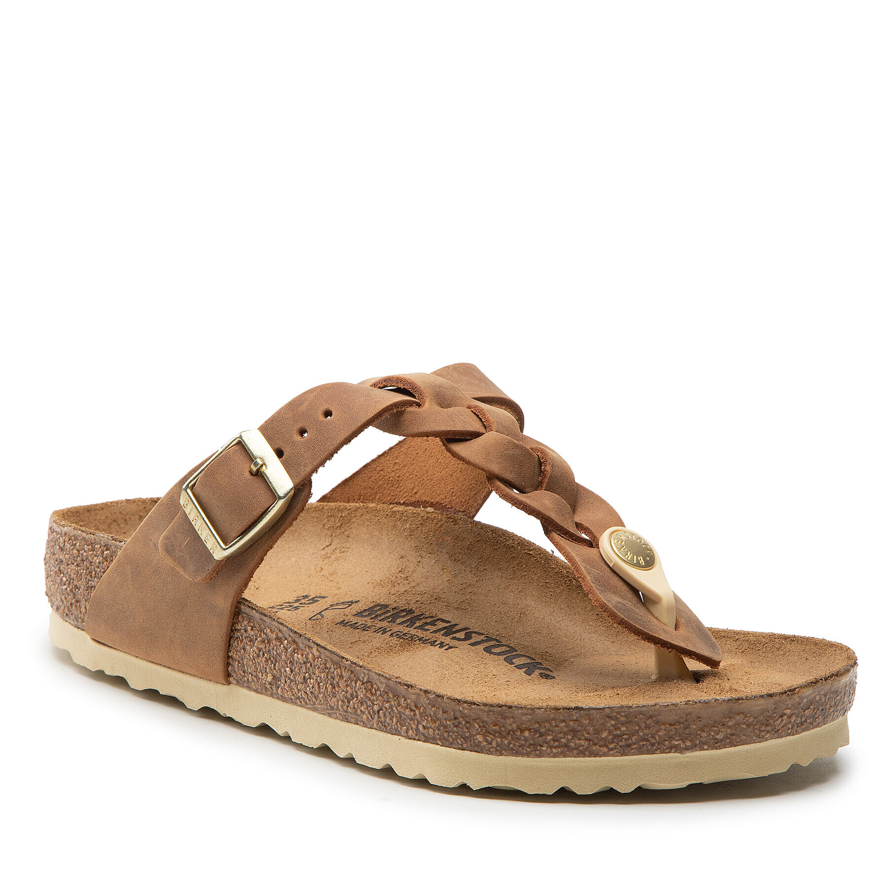 Birkenstock Flip-flops Gizeh Braided 1021355 Barna - Pepit.hu