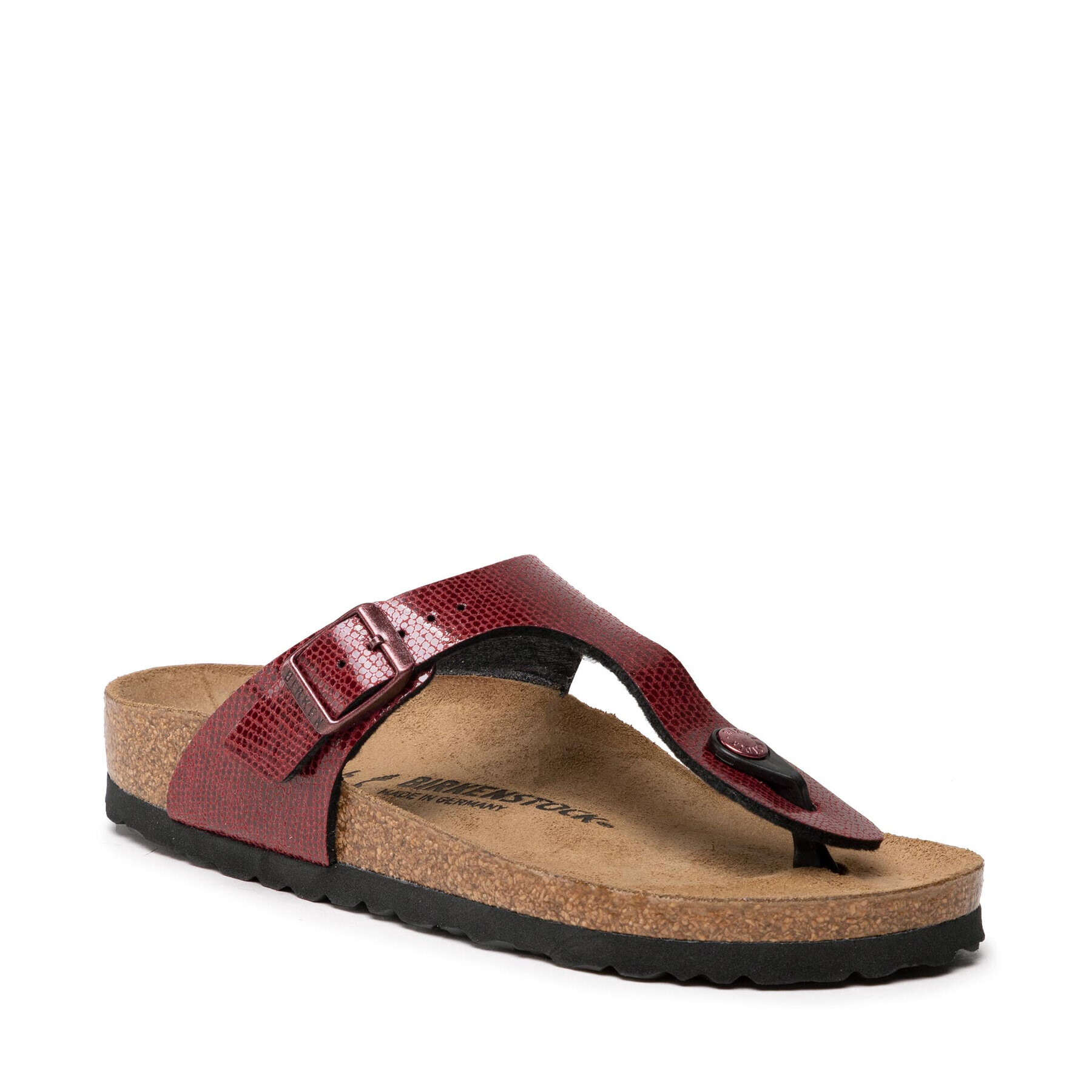 Birkenstock Flip-flops Gizeh Bs 1020151 Bordó - Pepit.hu